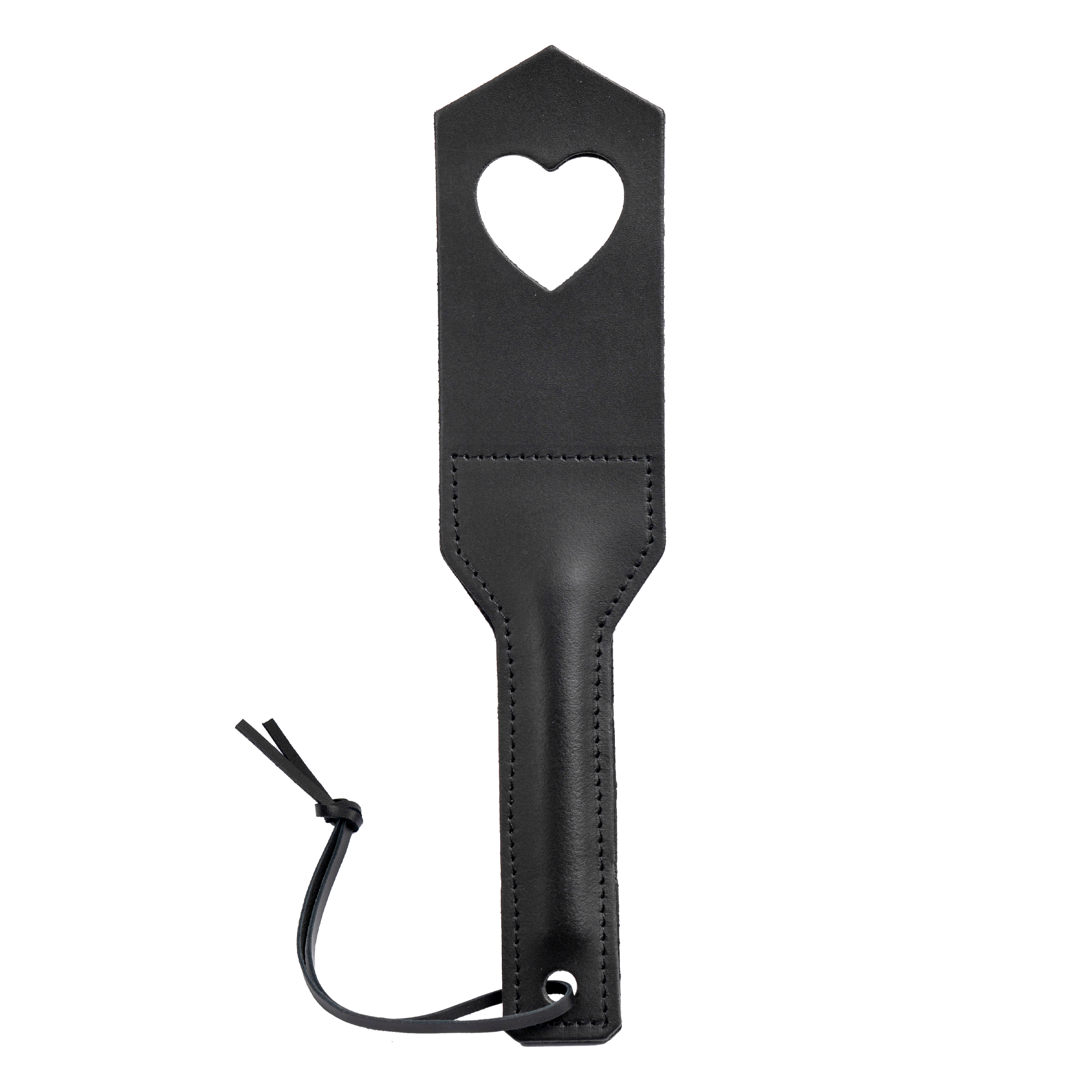 Rimba - Kleine paddle zweep met uitgesneden hartje