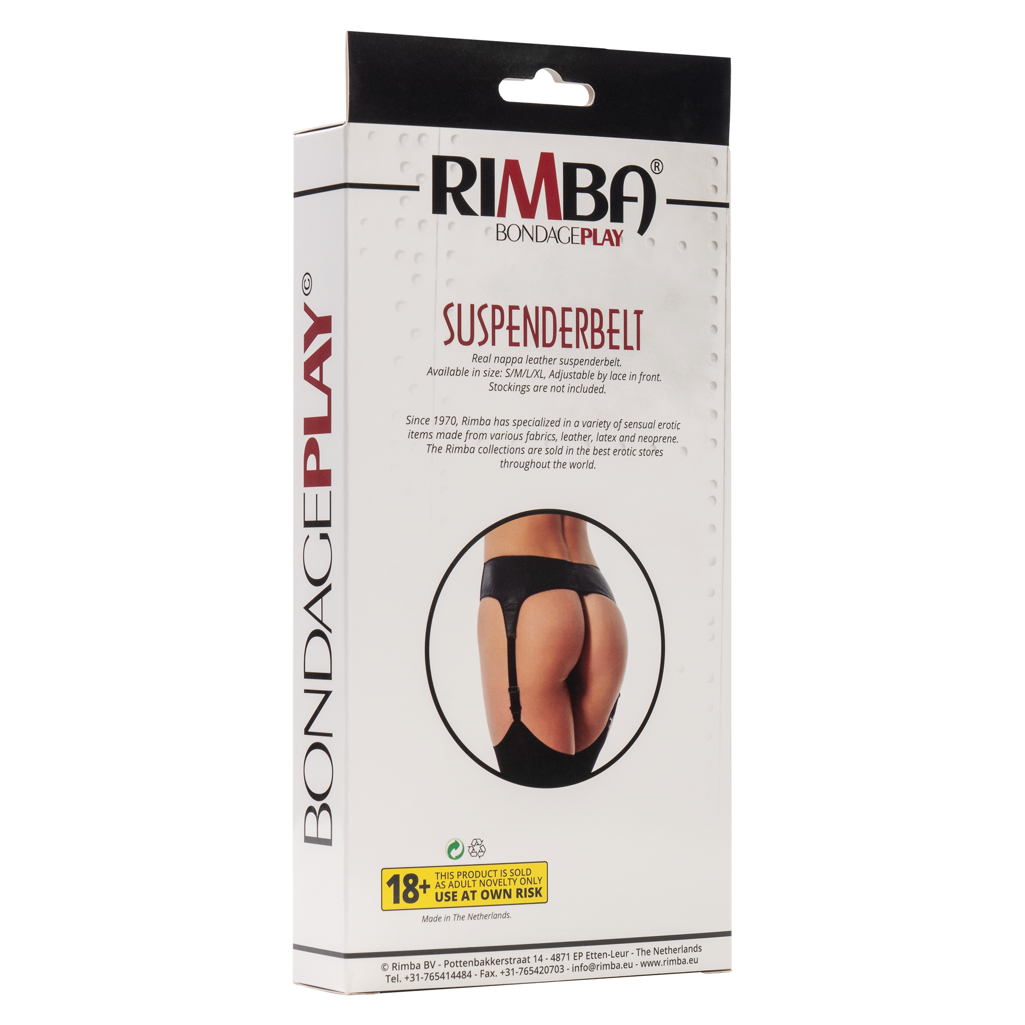 Rimba - Jarretelgordel met veters voorzijde