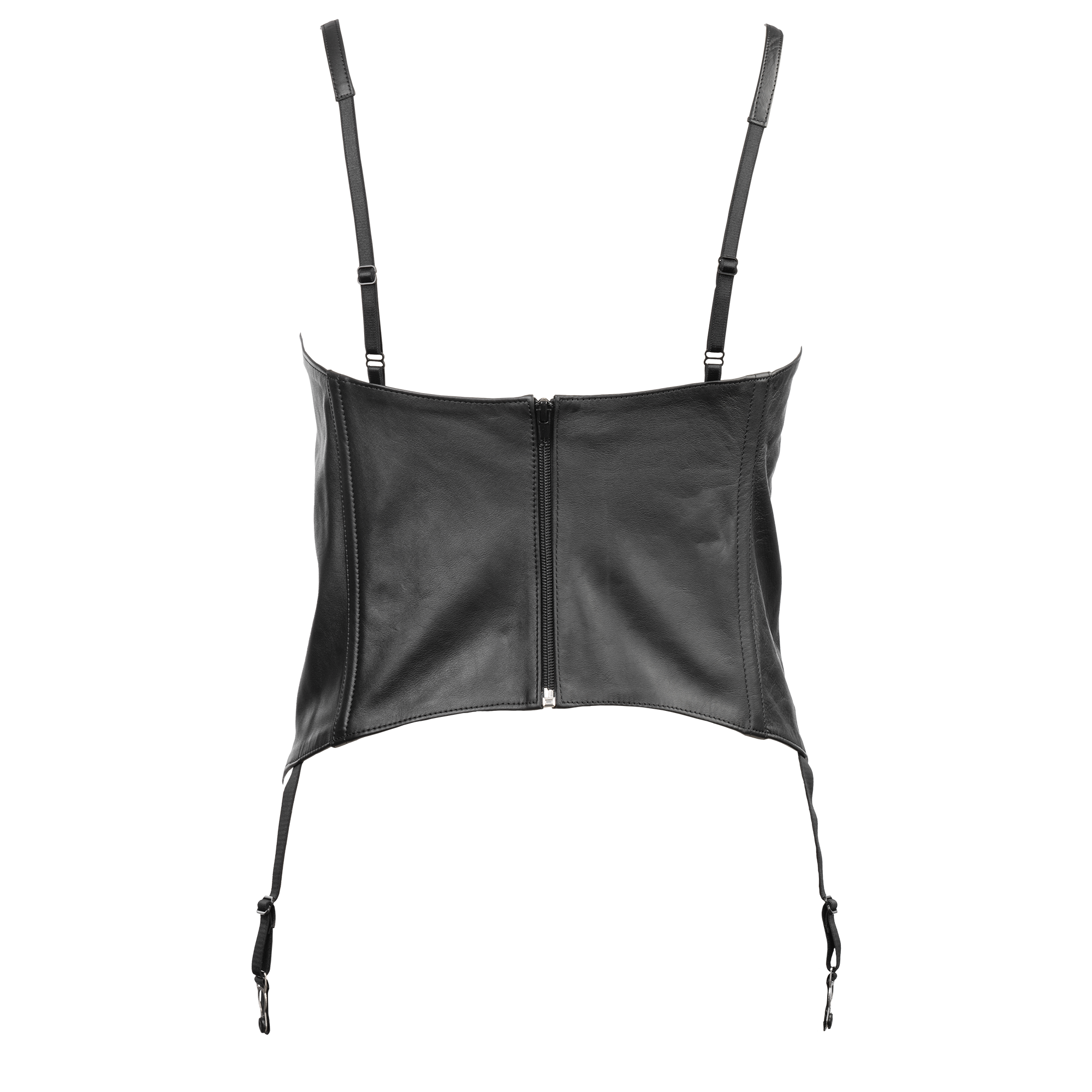 Rimba - Echt lederen 1/4 Cup korset
