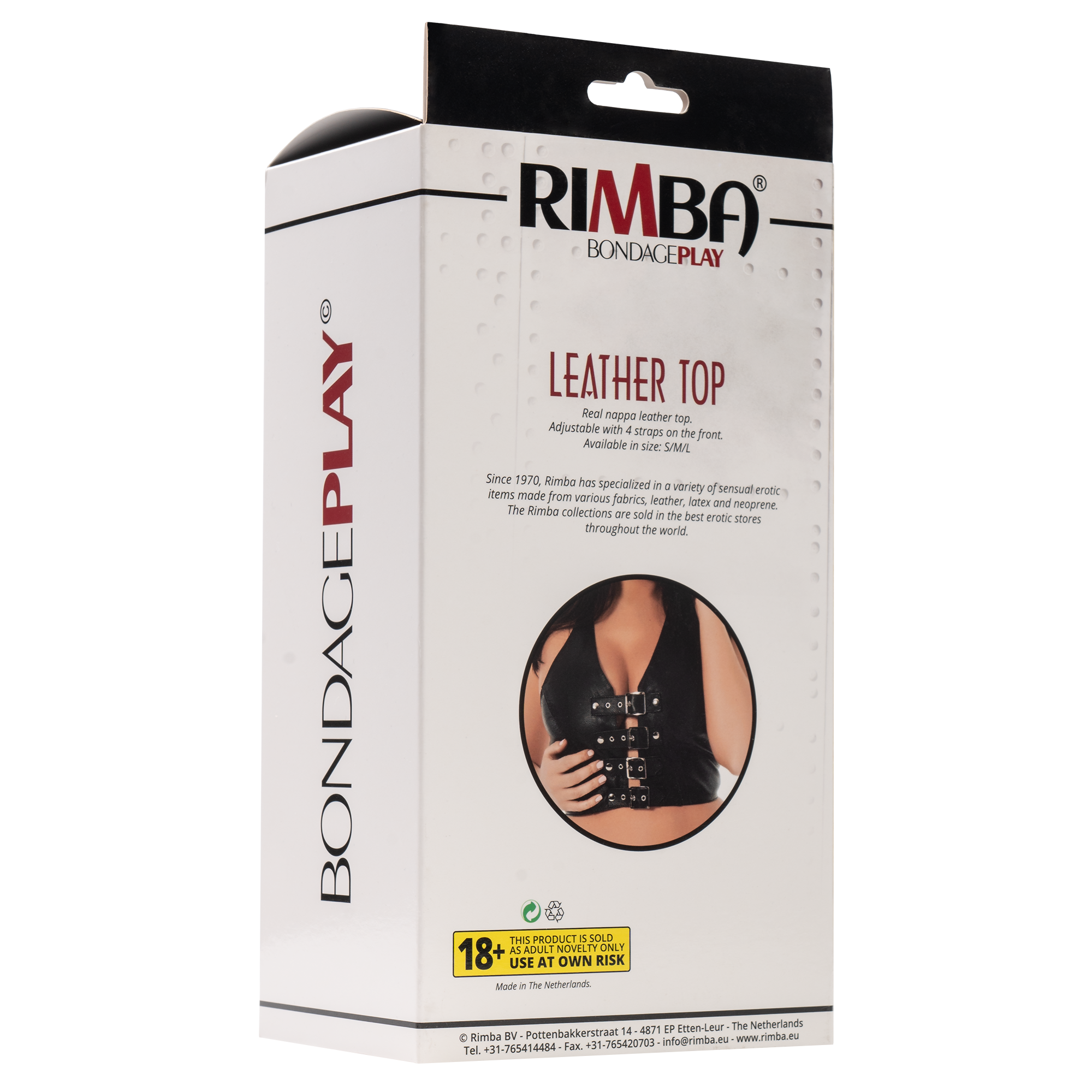 Rimba - Top met gespen aan de voorzijde