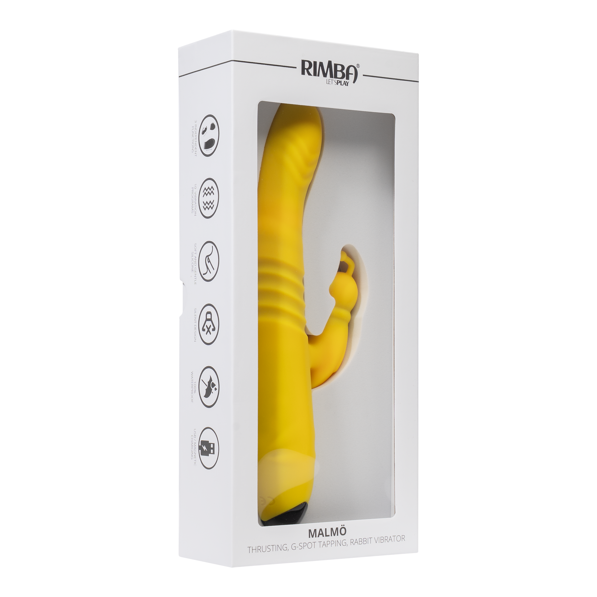 Rimba Toys - Malmö Vibrator - Geel