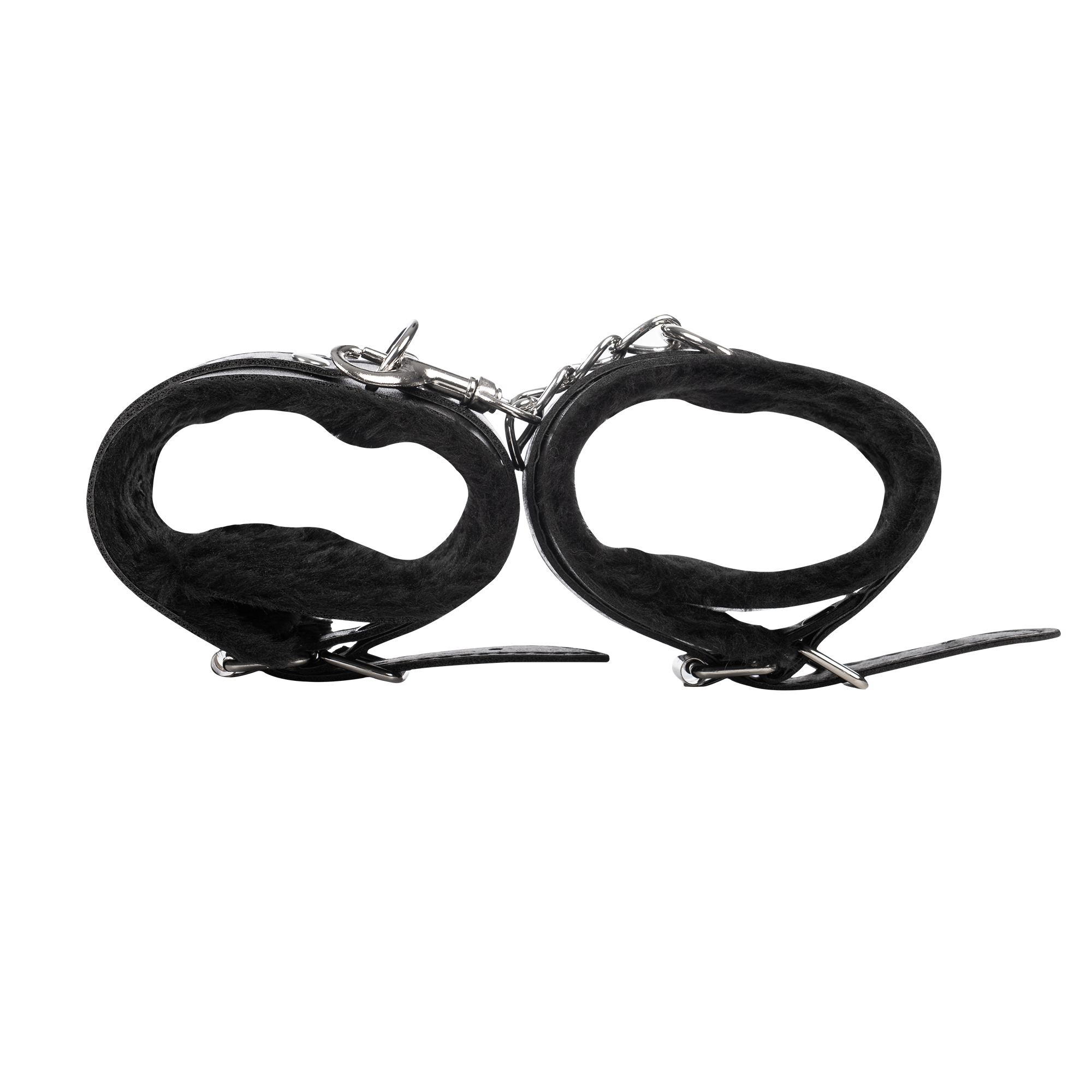 TieMeUp - Handboeien van zacht bont - Zwart
