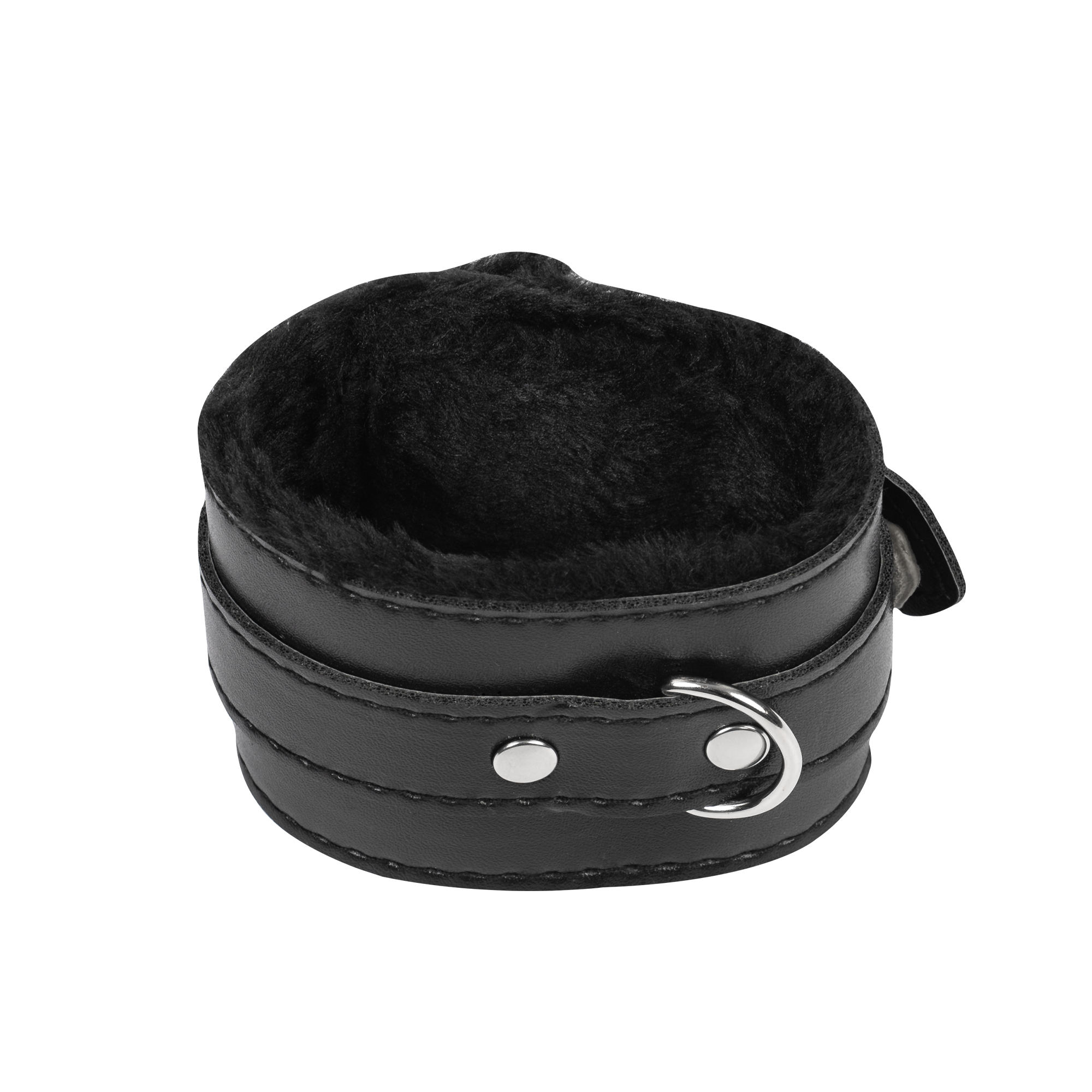 TieMeUp - Handboeien van zacht bont - Zwart