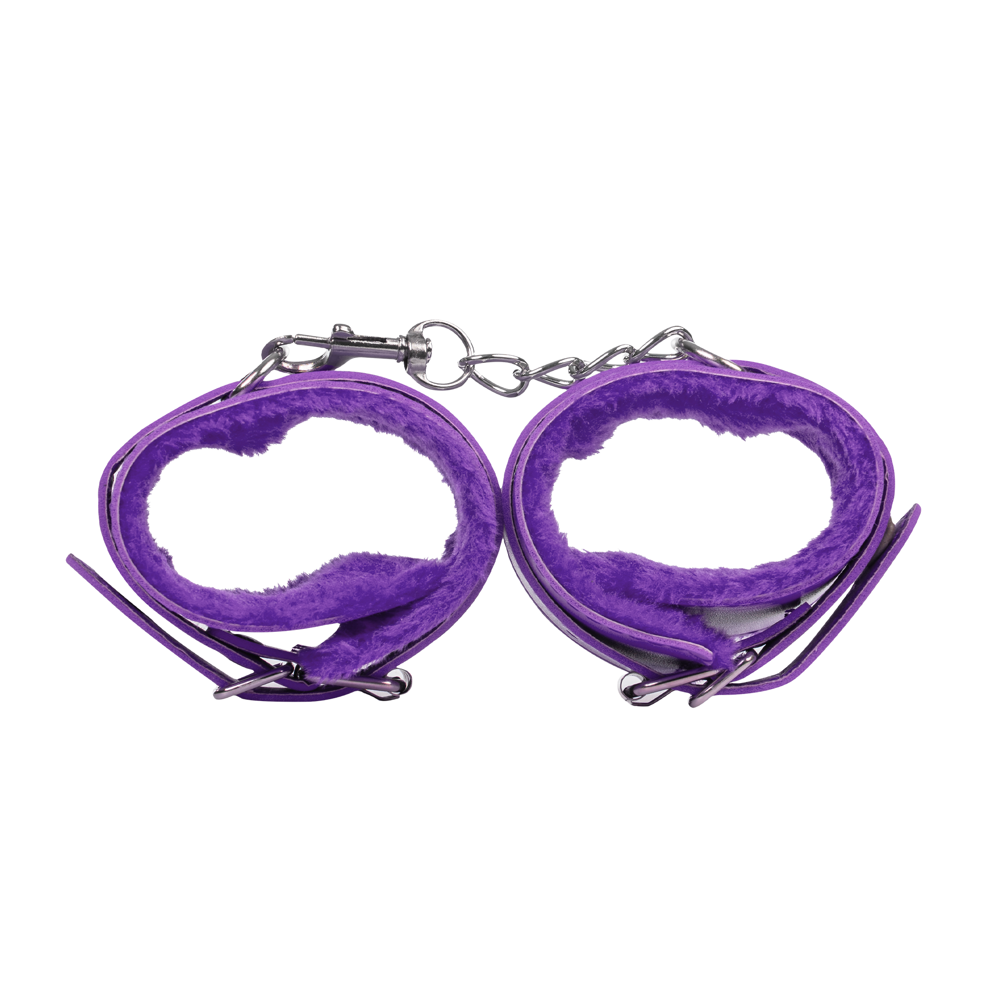 TieMeUp - Handboeien van zacht bont - Paars