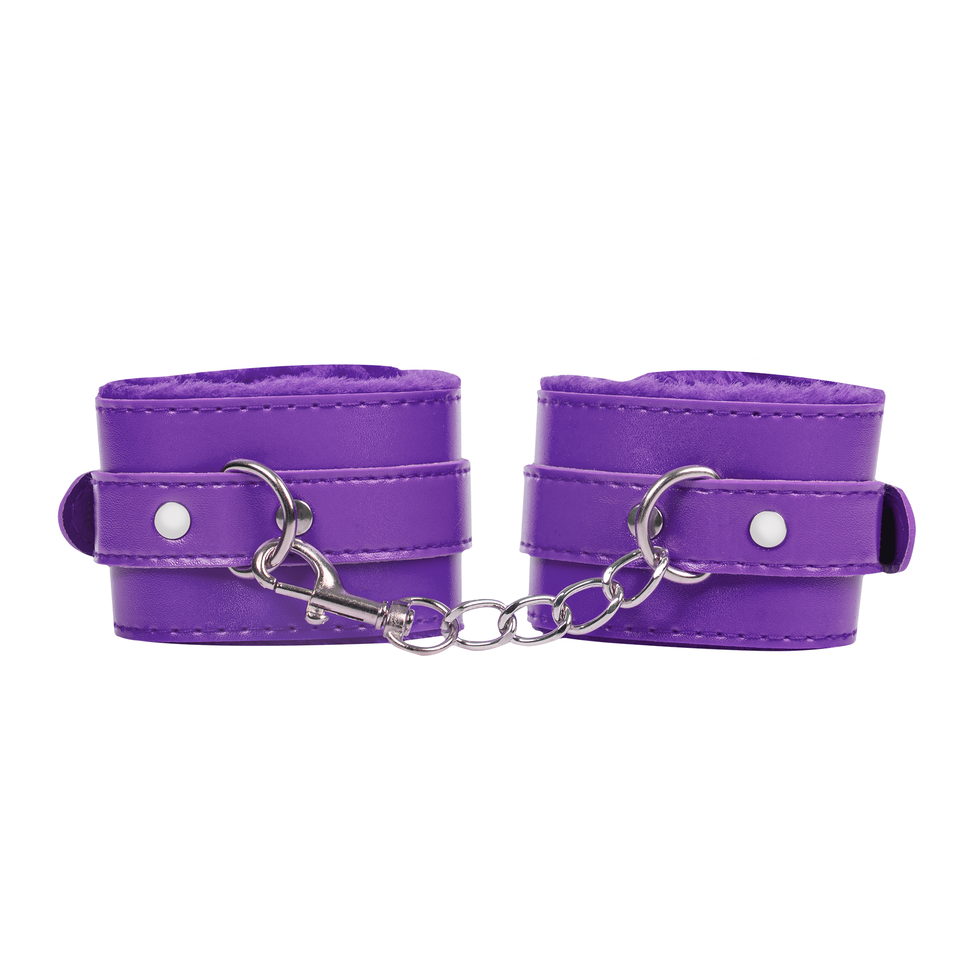TieMeUp - Handboeien van zacht bont - Paars