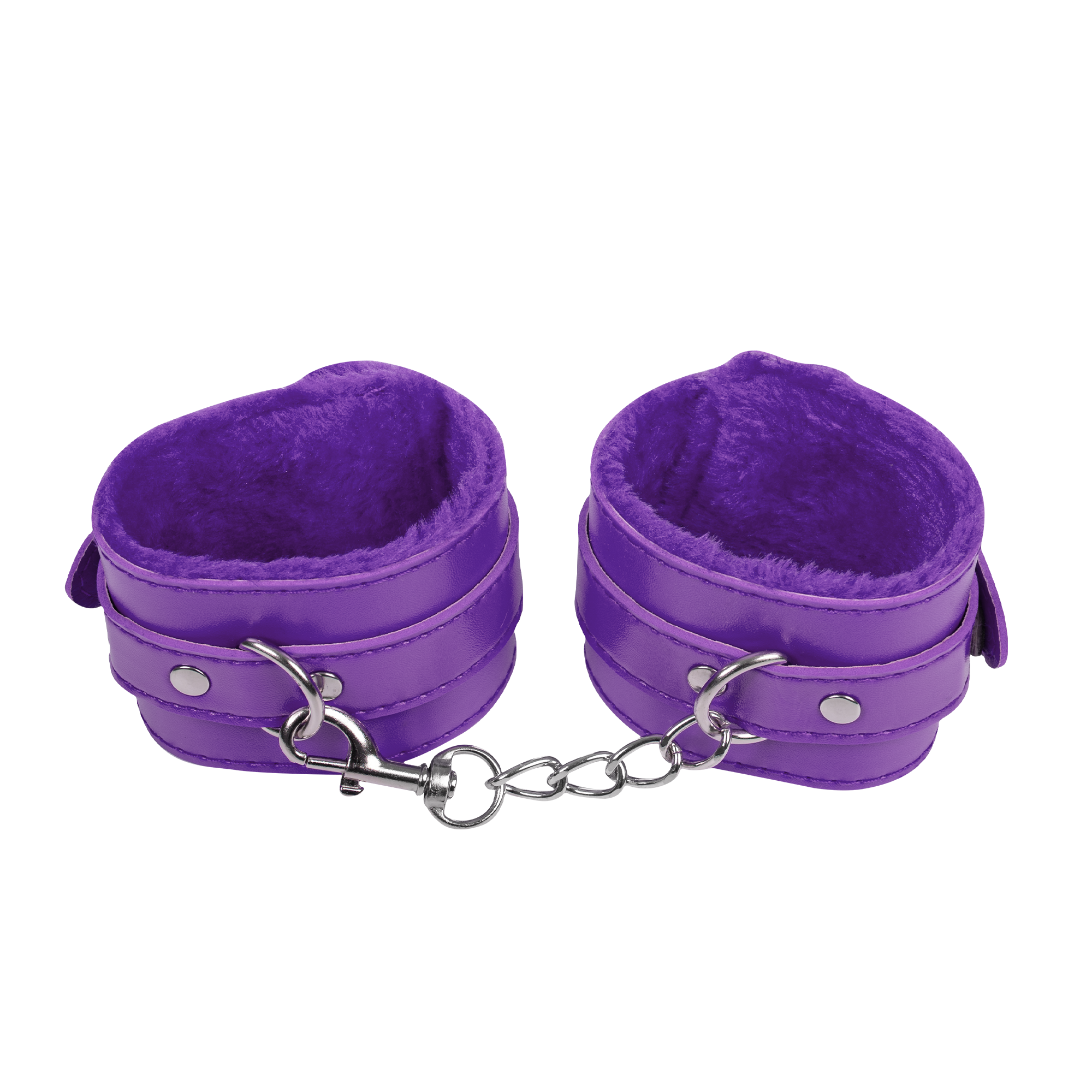 TieMeUp - Handboeien van zacht bont - Paars