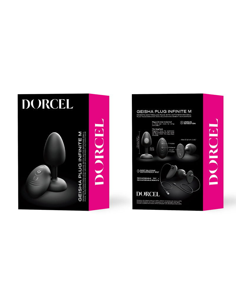 Dorcel - Geisha Plug Infinite - M -Zwart