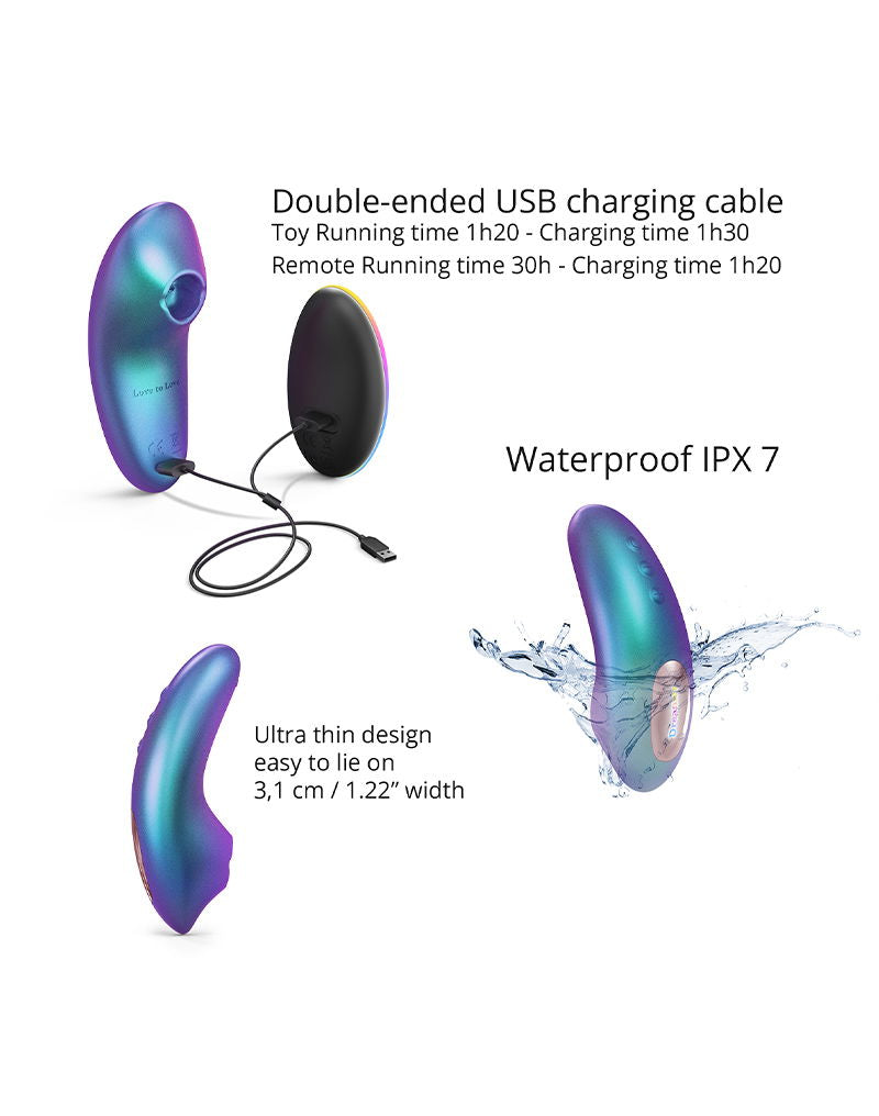 Love to Love - Dreamer - Clitorisvibrator - Iridescent Turquoise