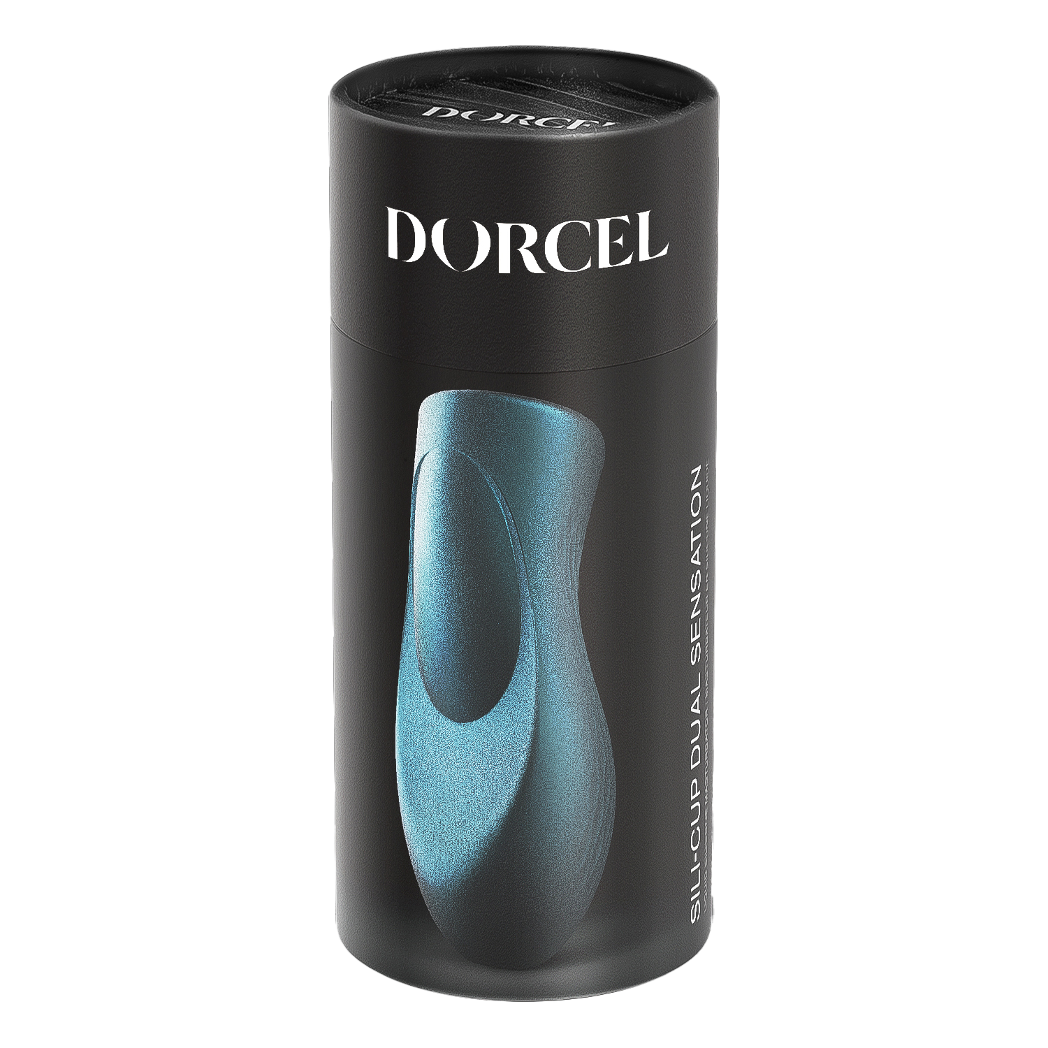 Dorcel - Sili-Cup - Dual Sensation Masturbator - Blauw Metallic