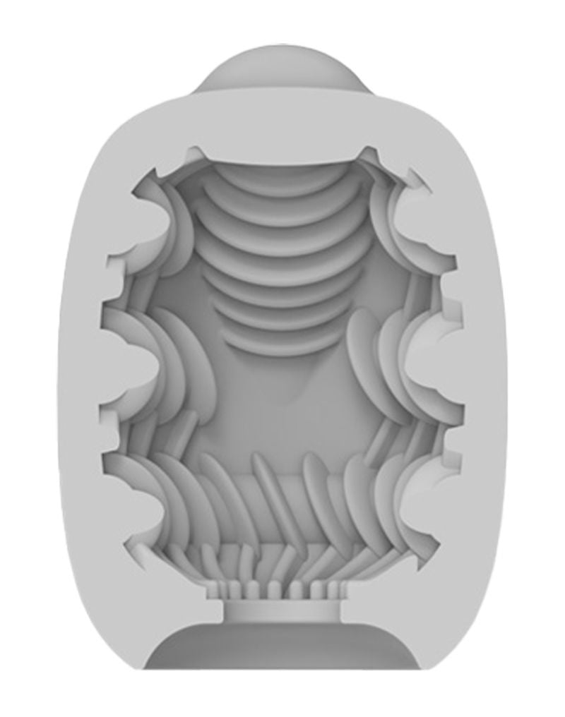 VIBEGGS - Ribs Delight - Vibrerende Masturbatie Sleeve - Wit