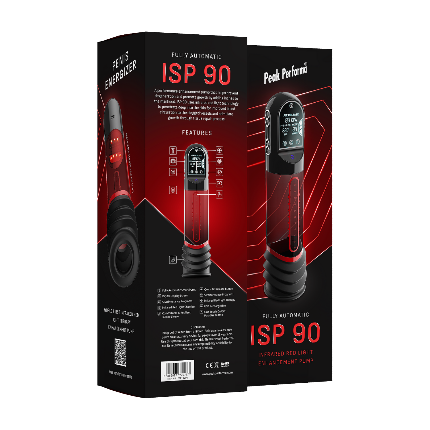Peak Performa - ISP 90 - Infrarood licht Penispomp