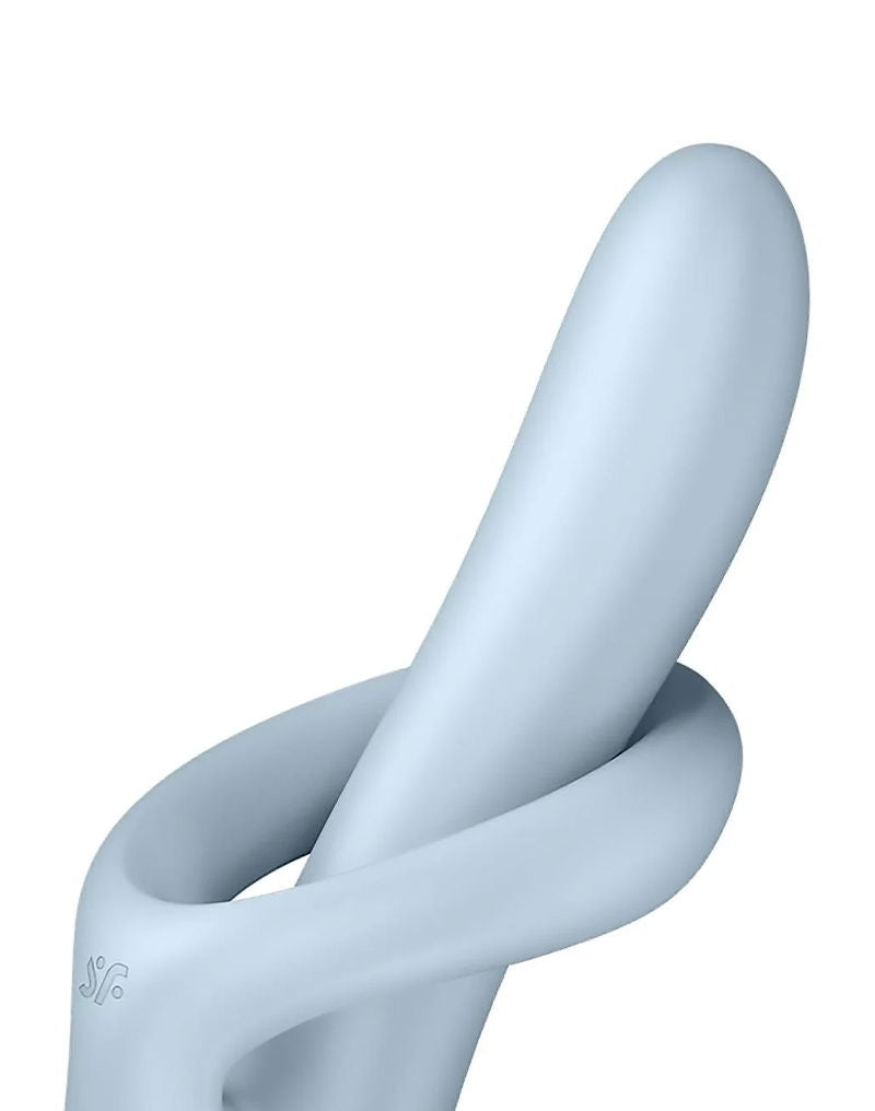 Satisfyer - Heat Flex 4 - Verwarmende Rabbit Vibrator - Blauw