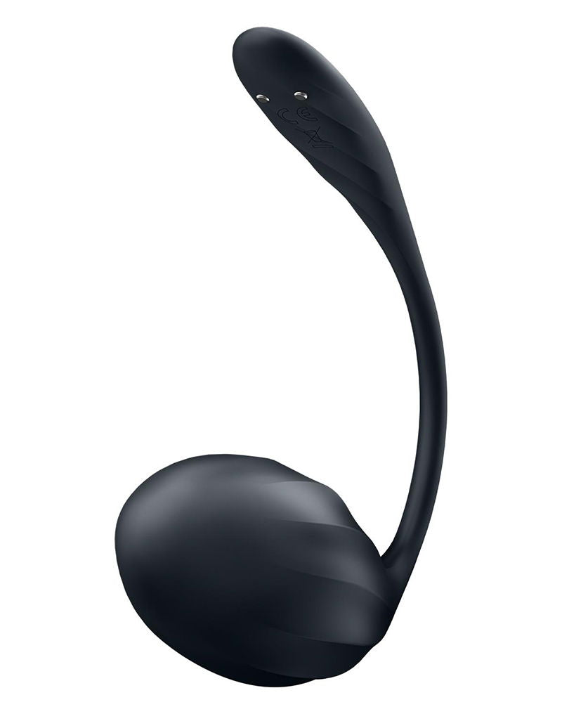 Satisfyer - Ribbed Petal - Draagbare Vibrator (met app-bediening) - Zwart