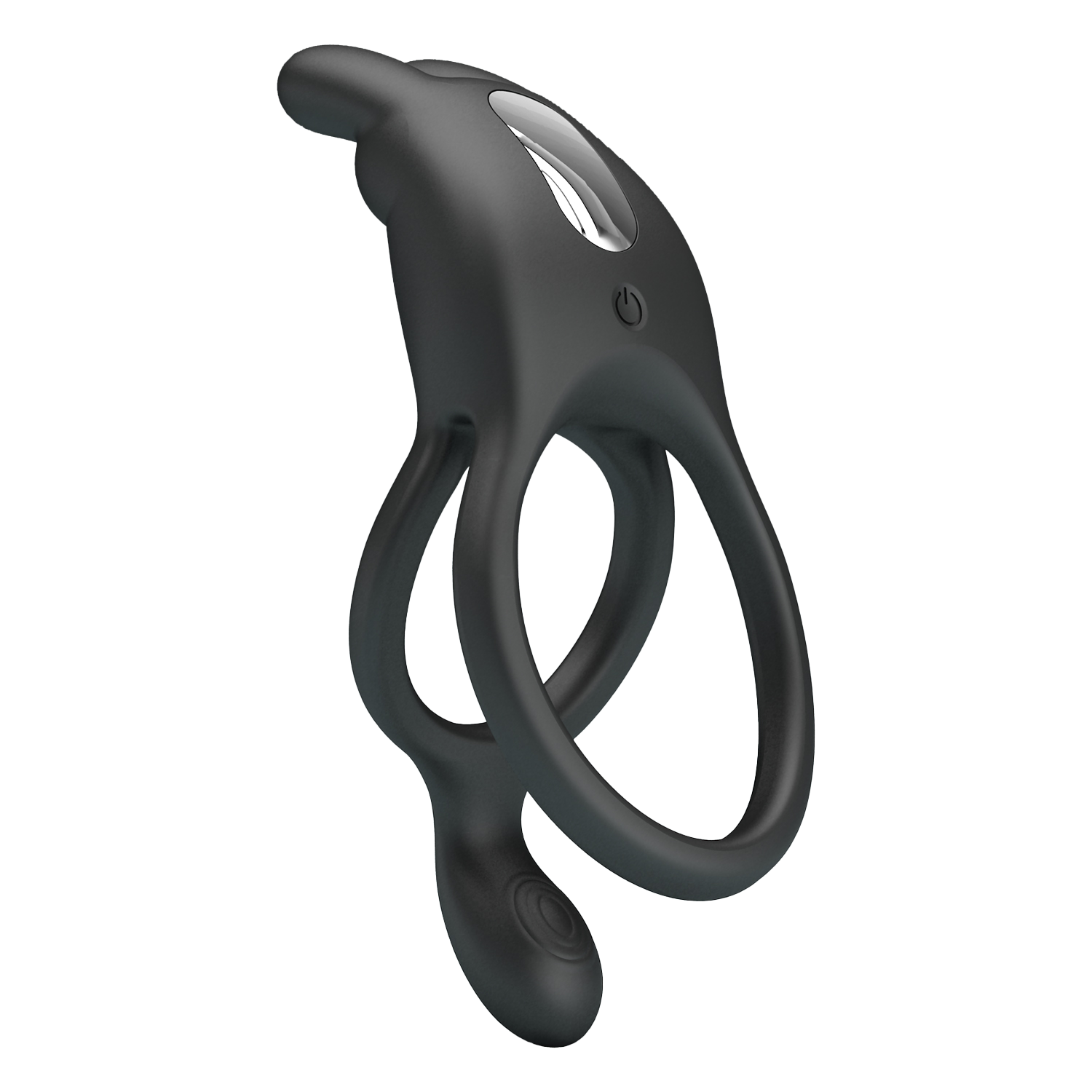 Pretty Love - Seth - Vibrerende penisring - Zwart