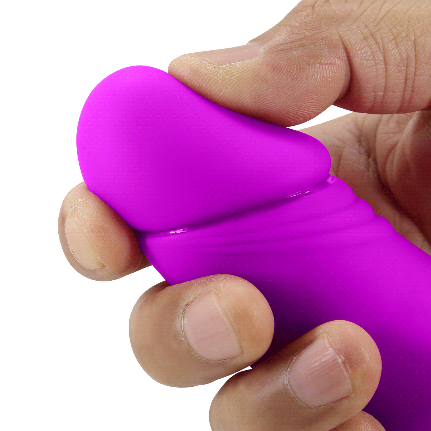 Pretty Love - Zanini - Vibrerende Strapless Strap-On - Paars