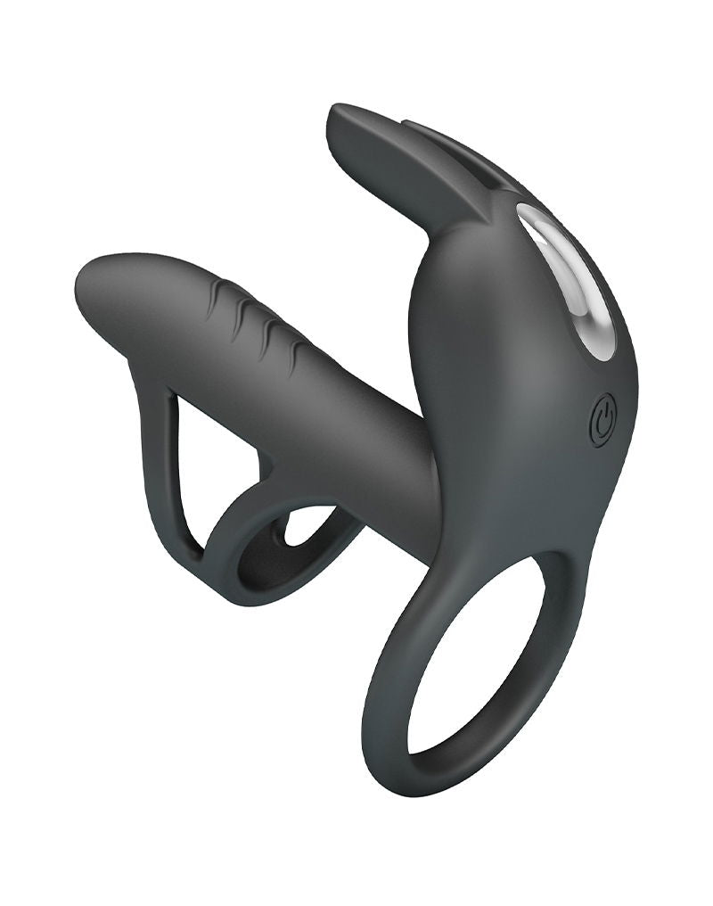 Pretty Love - Matty - Vibrerende Penis Sleeve - Zwart