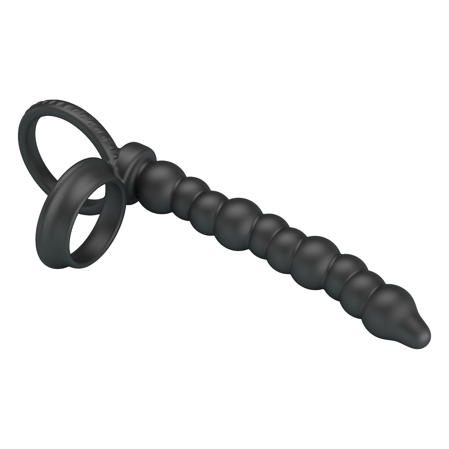 Pretty Love - Dillion - Cockring Anaal Kralen - Zwart