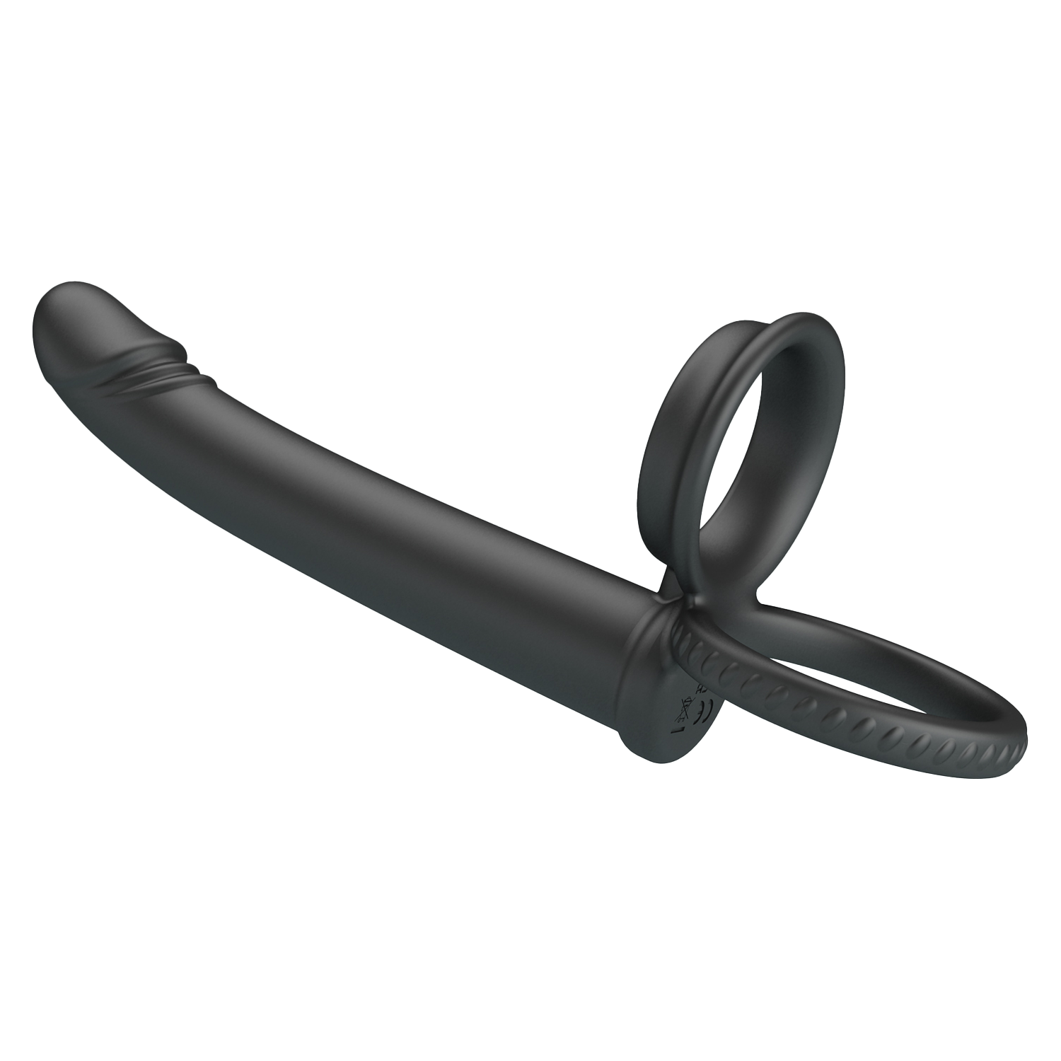 Pretty Love - Moses - Cock en Ball Ring Dildo - Zwart