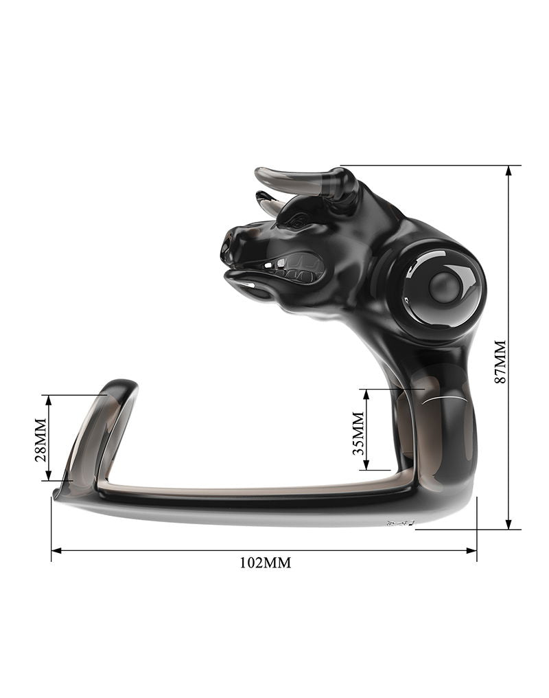 Pretty Love - Bull Warrior - Penisring - Zwart