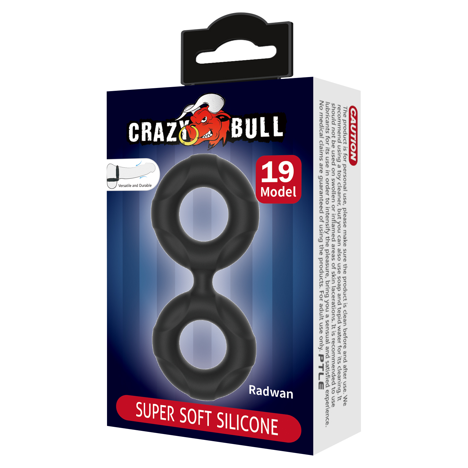 Crazy Bull - Radwan - Cock Ring - Model 19 - Zwart