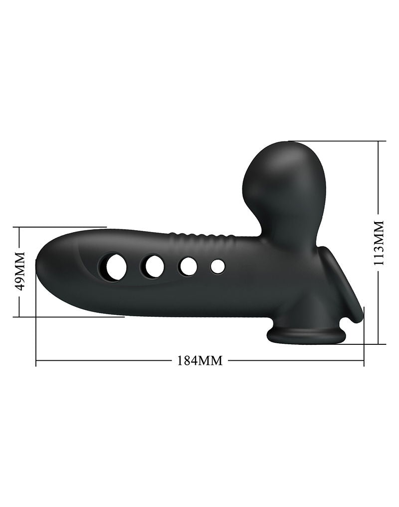 Pretty Love - Crane - Airbag Penis Sleeve - Zwart