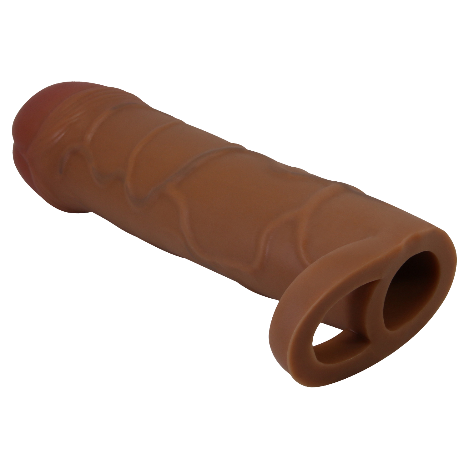 Pretty Love - Bunion - Cock Ring met verlengde Penis Sleeve - 25mm - Bruin