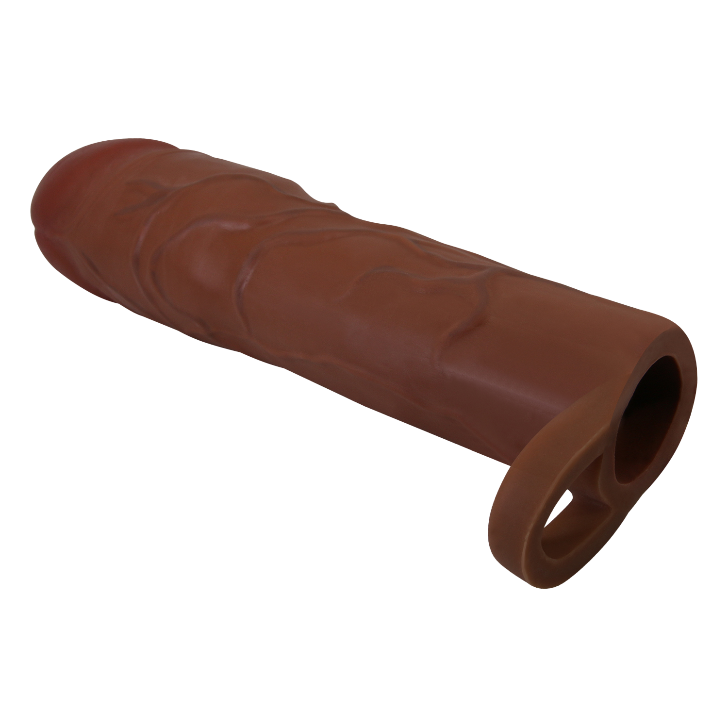 Pretty Love - Gerd - Cock Ring met verlengde Penis Sleeve - 75mm - Bruin