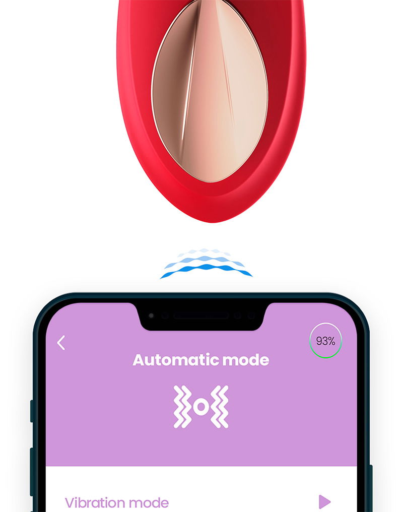 IY - Panty Vibrator met App. - Rood