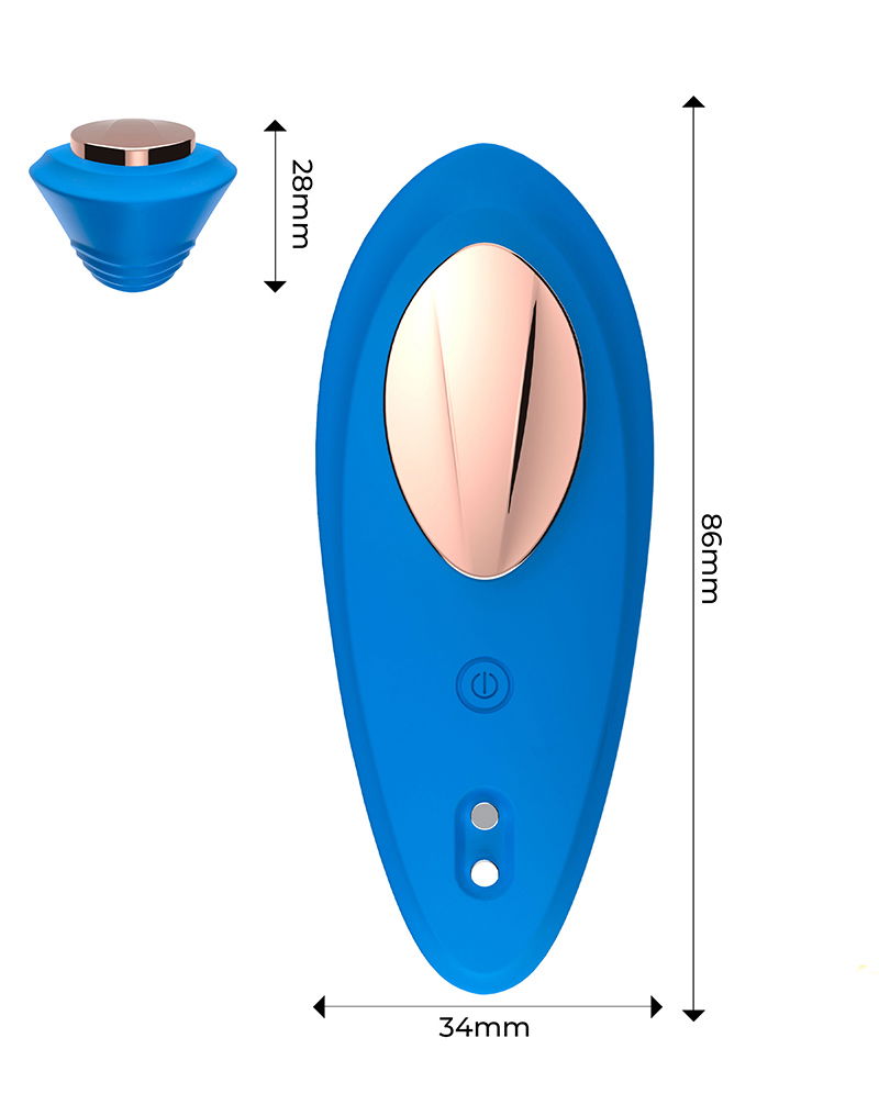 IY - Panty Vibrator met App. - Blauw