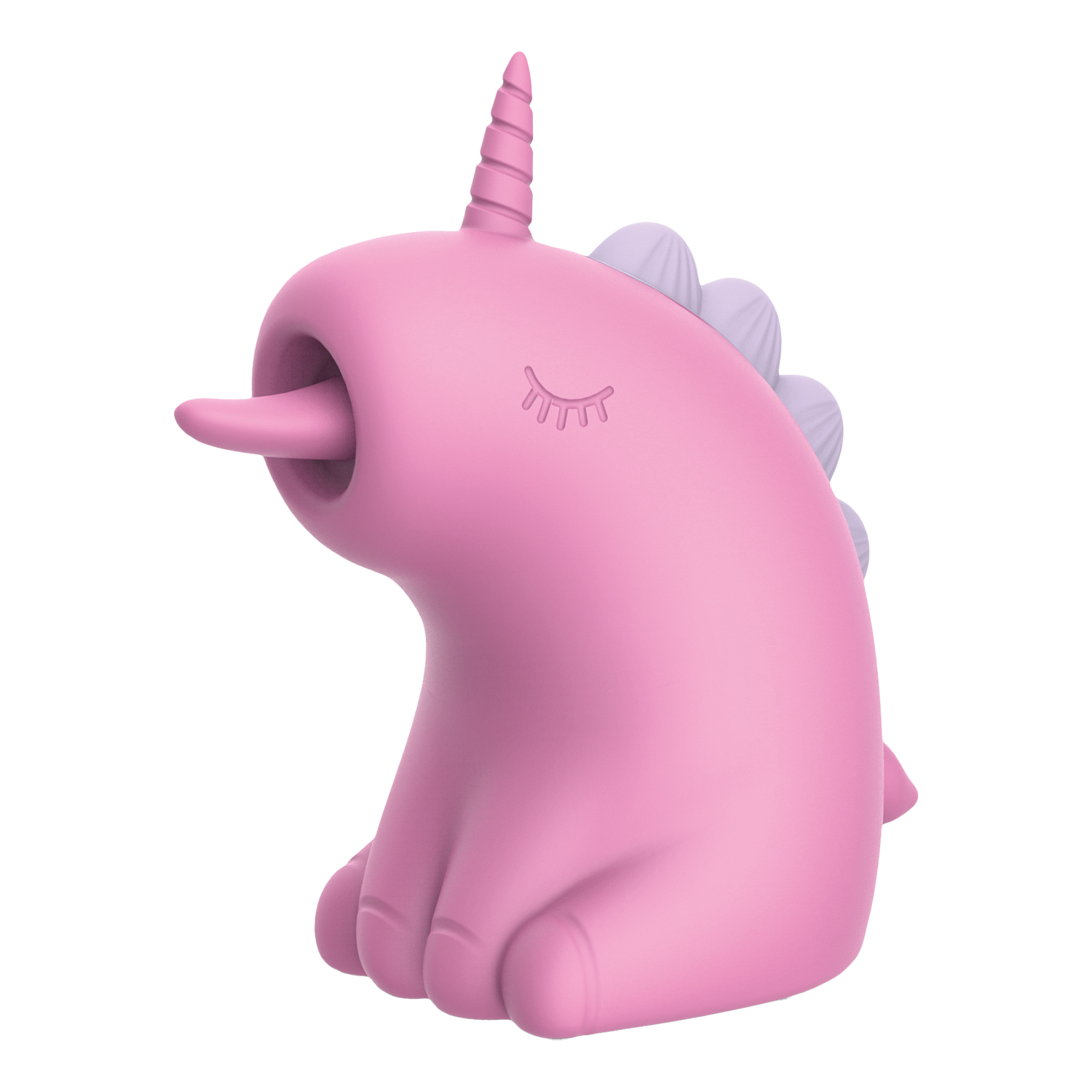 ER - Cupcake Unicorn - 360° Roterende Tong Massage - Roze