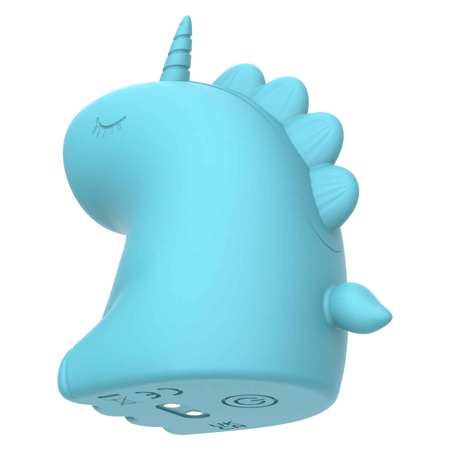 ER - Snowflake Unicorn - Massager met Likkende Tong - Blauw