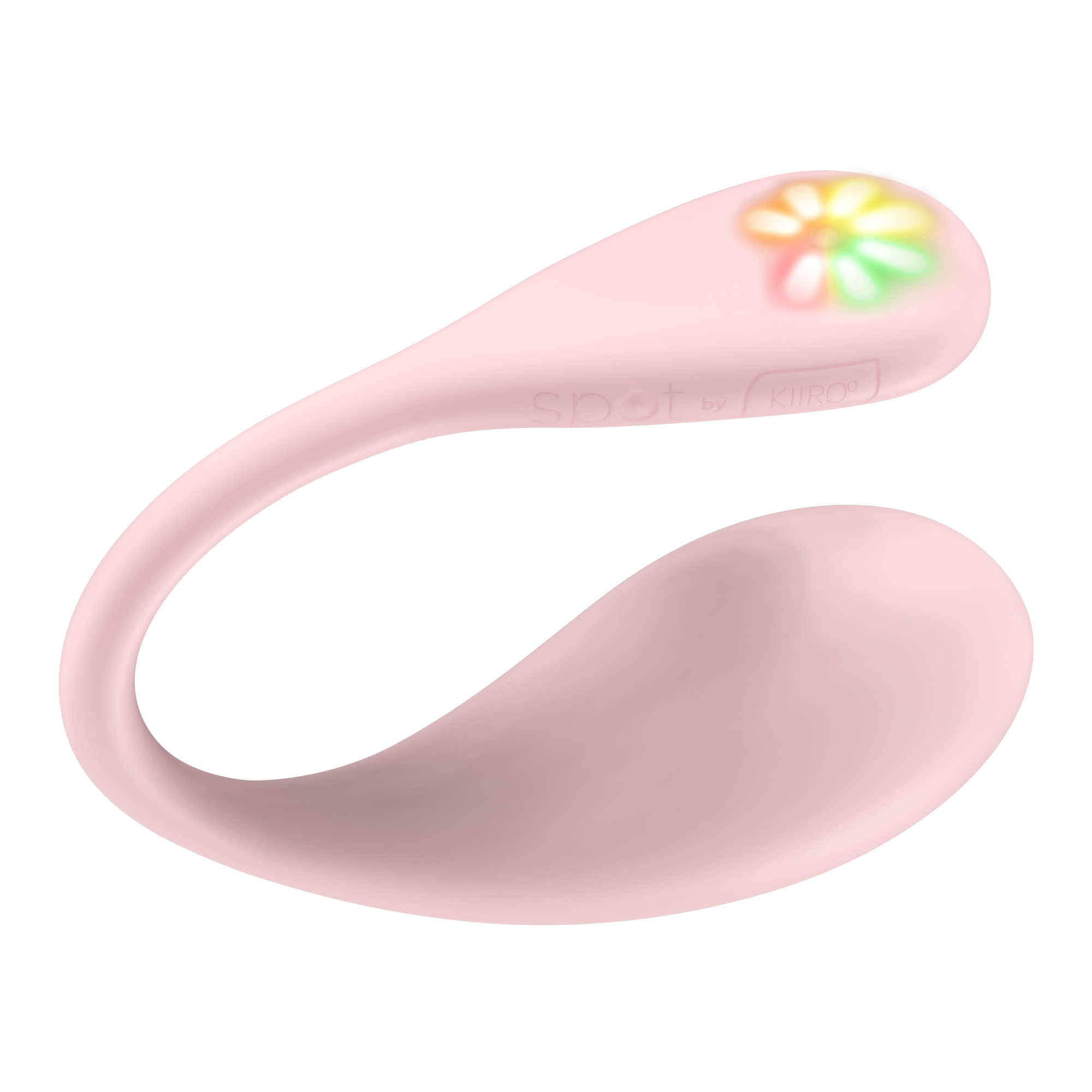 KIIROO- Spot - Draagbare Interactieve Ei-vibrator - Kiss Me Pink