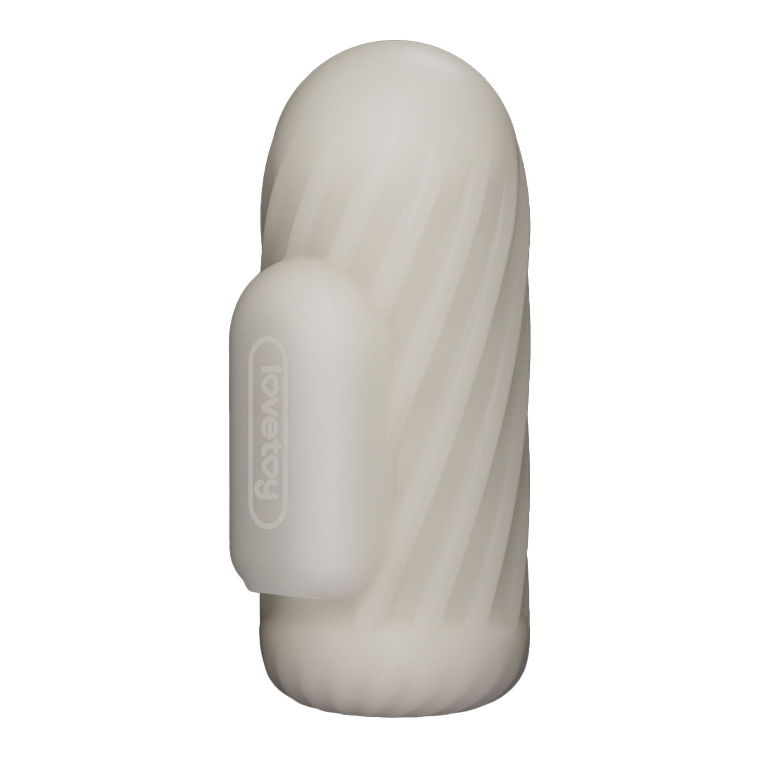 LoveToy - Knights Ring - Vibrerende Dual Purpose Sleeve - Spiraal - Wit