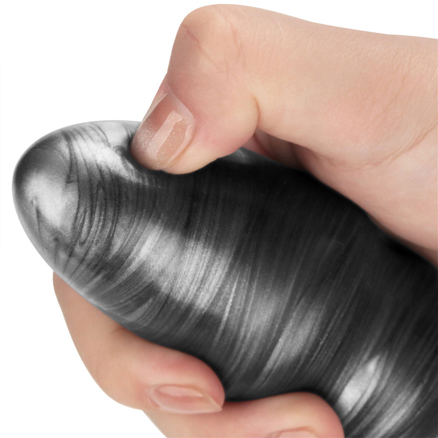 LoveToy - Kingsize Vibrerende Vibrax Slider 32 cm - Zilver