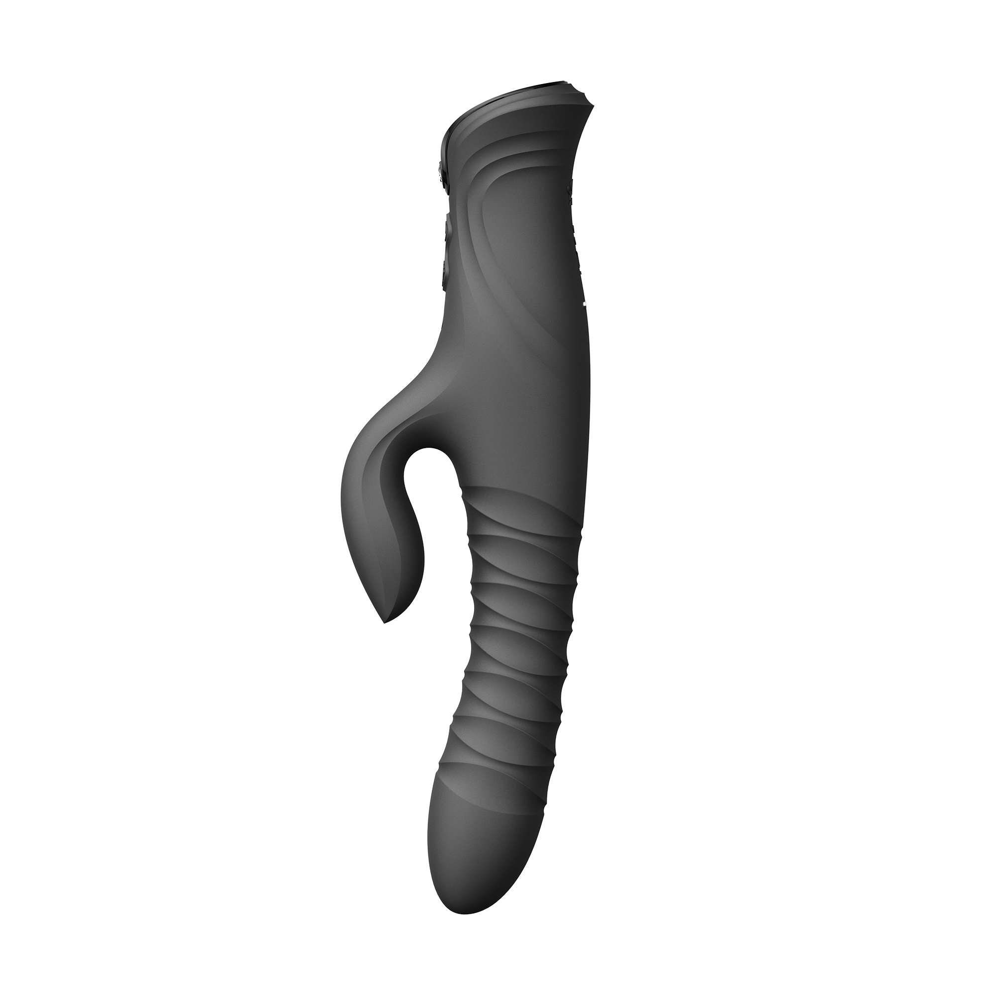 ZALO- Mose 2 - Rabbit Thrusting Vibrator - Zwart