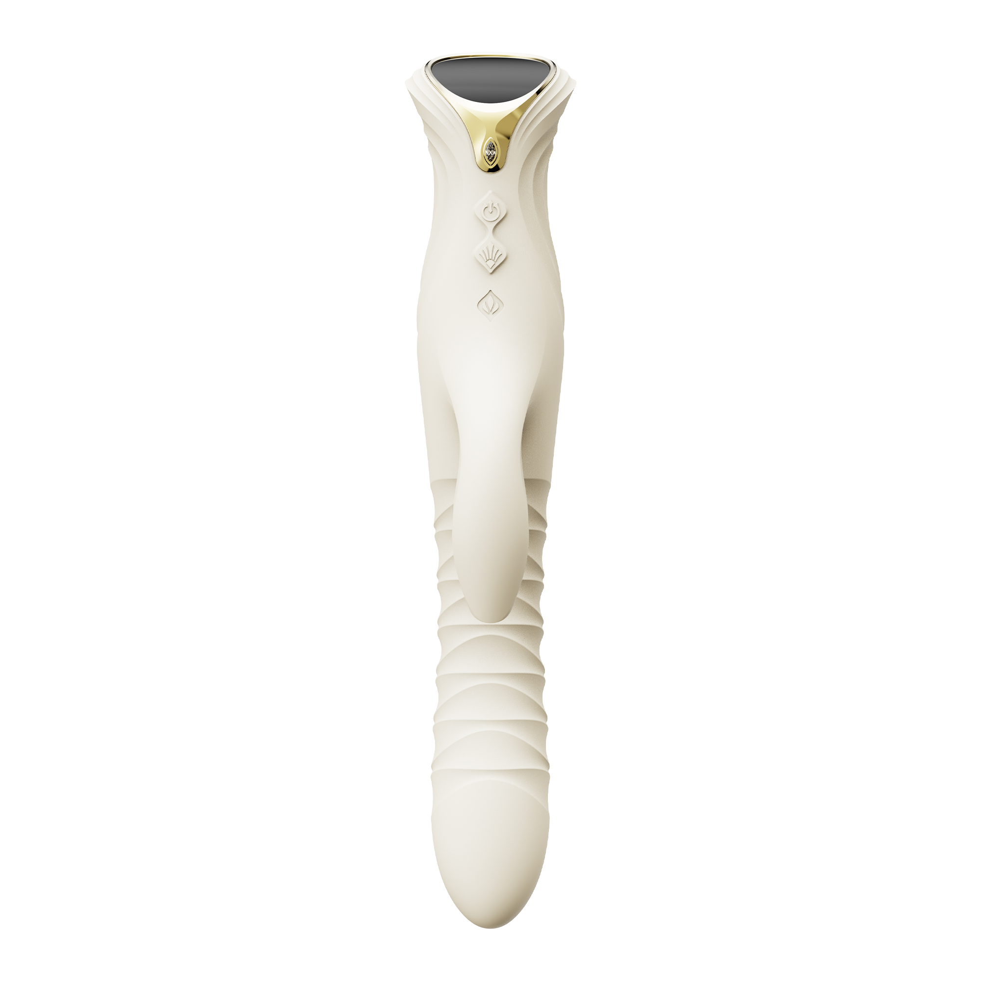 ZALO- Mose 2 - Rabbit Thrusting Vibrator - Ivoor Wit