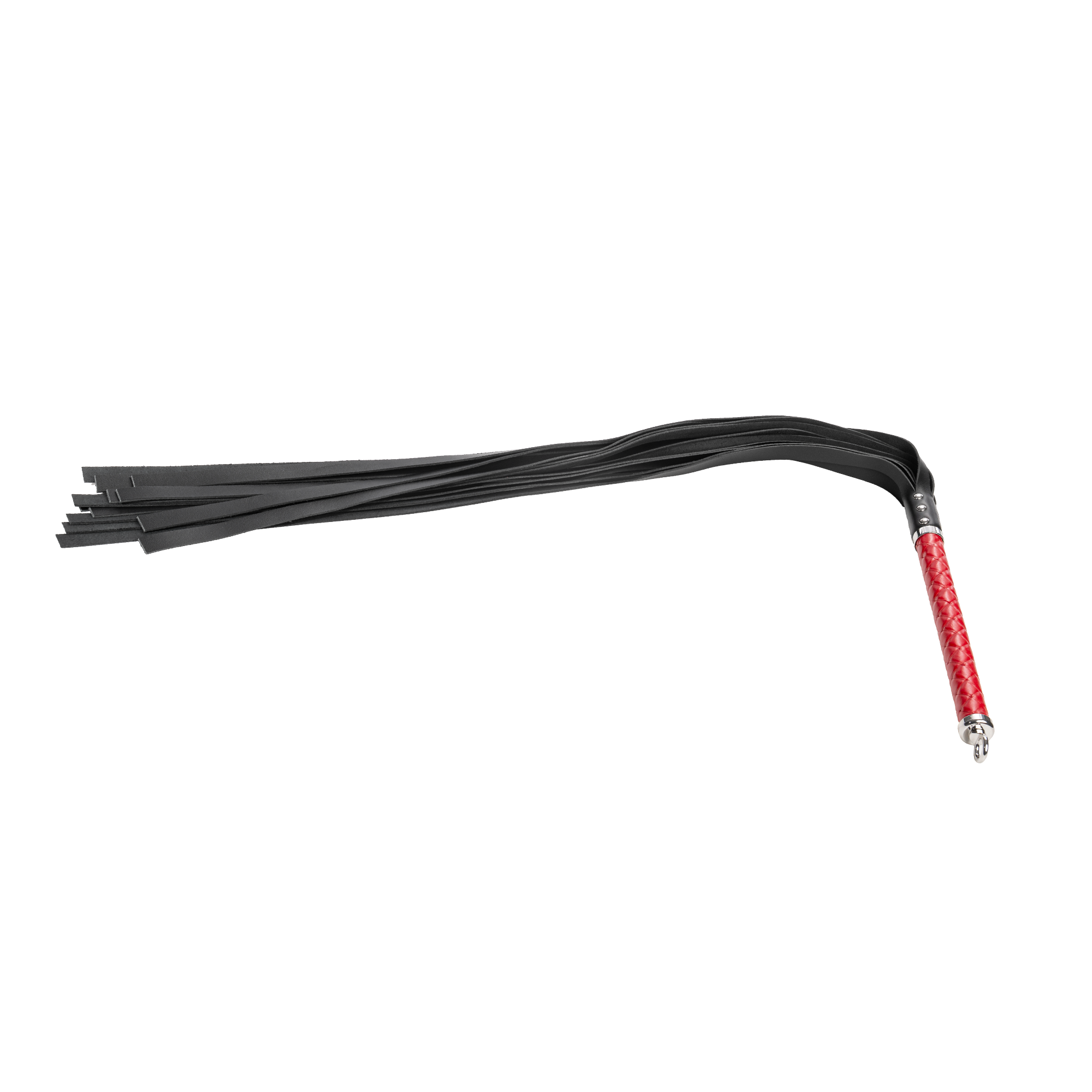 RISE - Lange Flogger (zachte staarten) - Rood