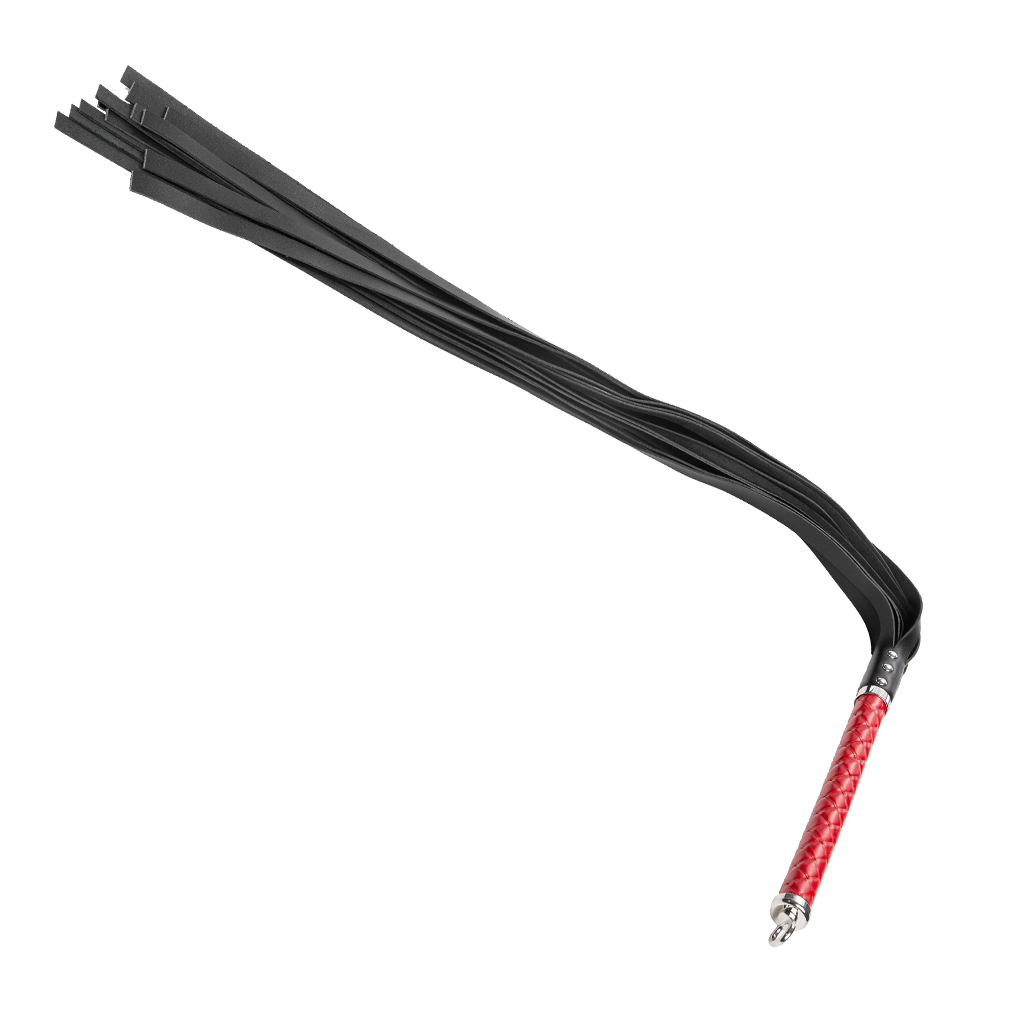 RISE - Lange Flogger (zachte staarten) - Rood