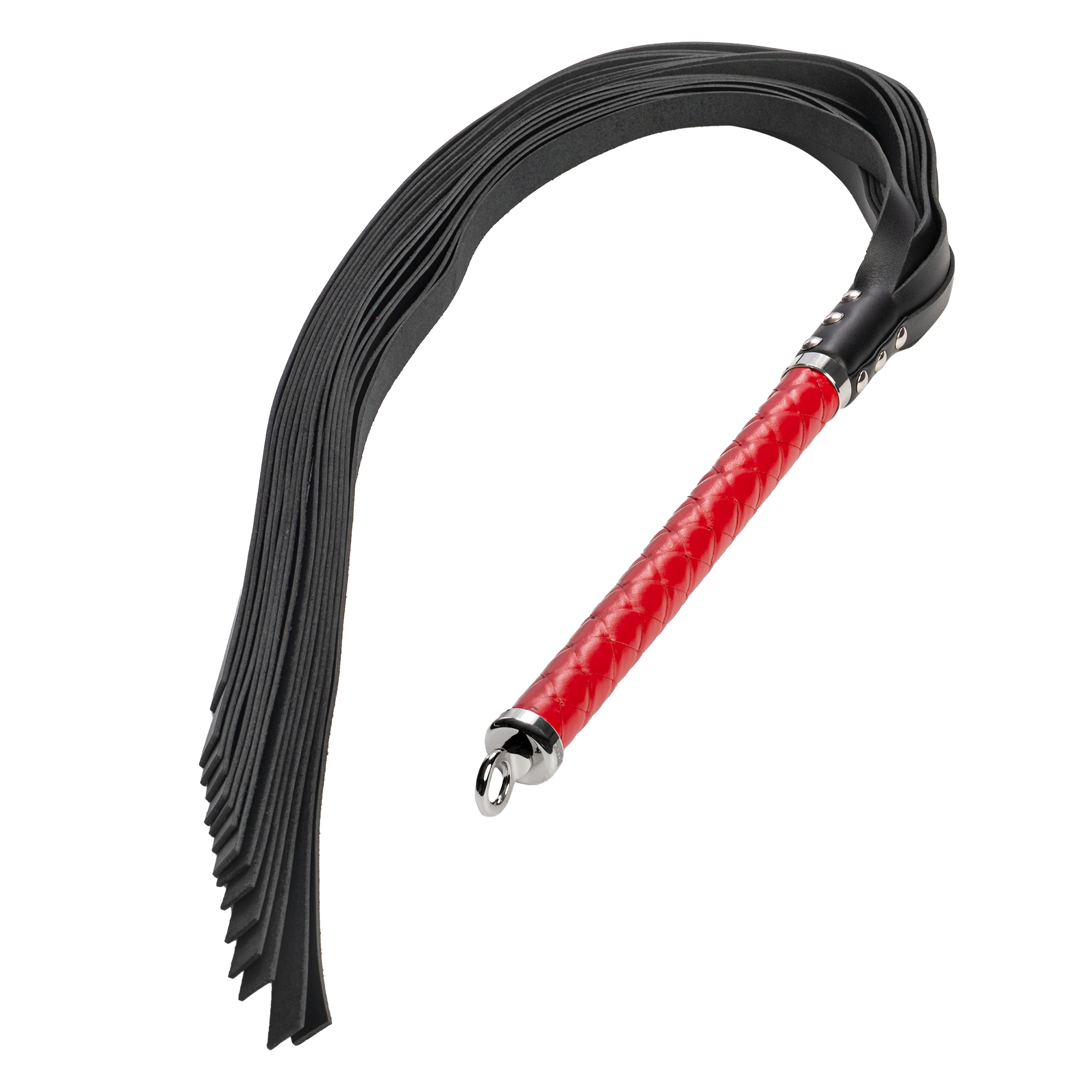 RISE - Lange Flogger (zachte staarten) - Rood