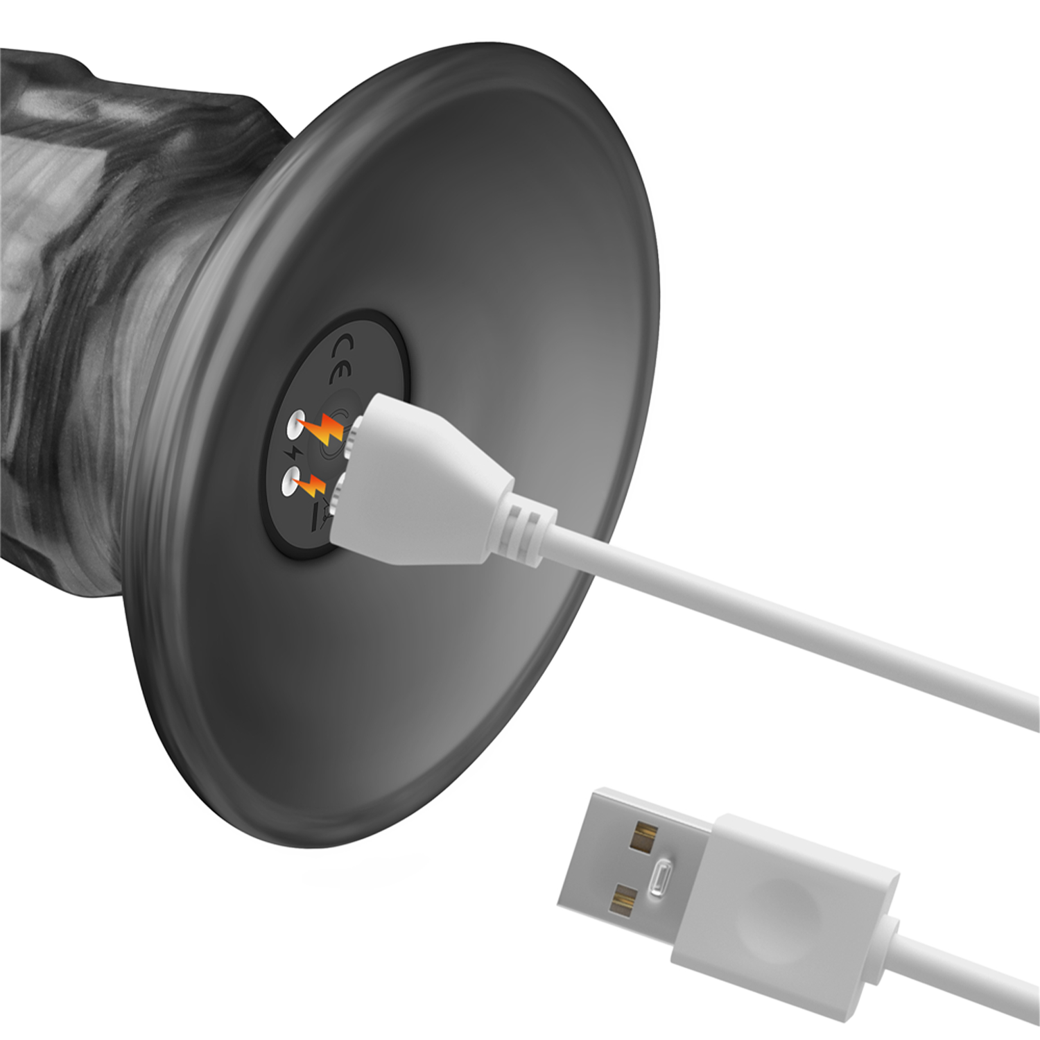 LoveToy - 14,5"King Sized Vibrating Vibrax Slider - Zilver