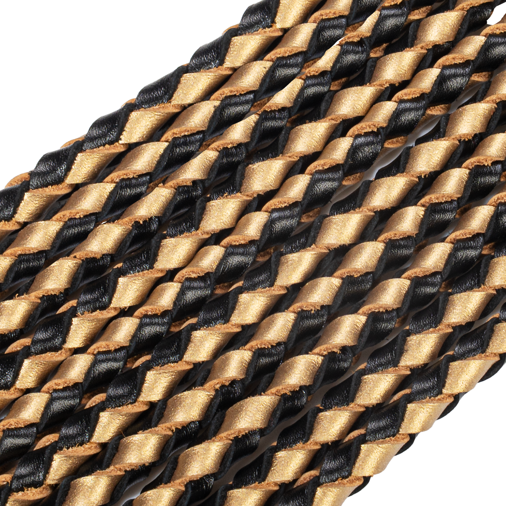 RISE - Thick Cat O. Nine Whip - Zwart/Goud