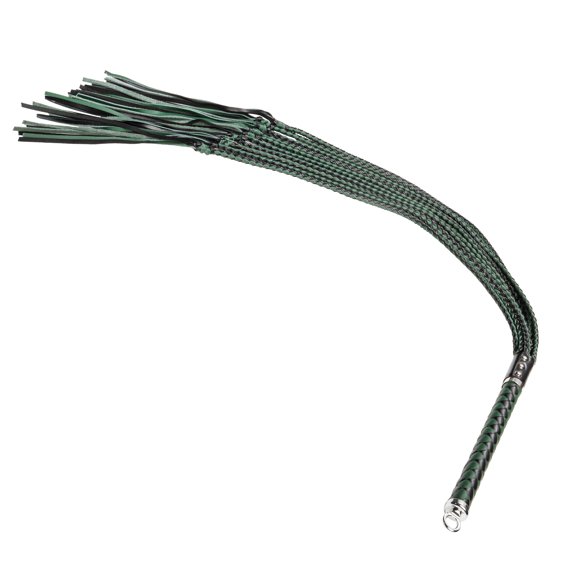 RISE - Thick Cat O. Nine Whip - Zwart/Groen