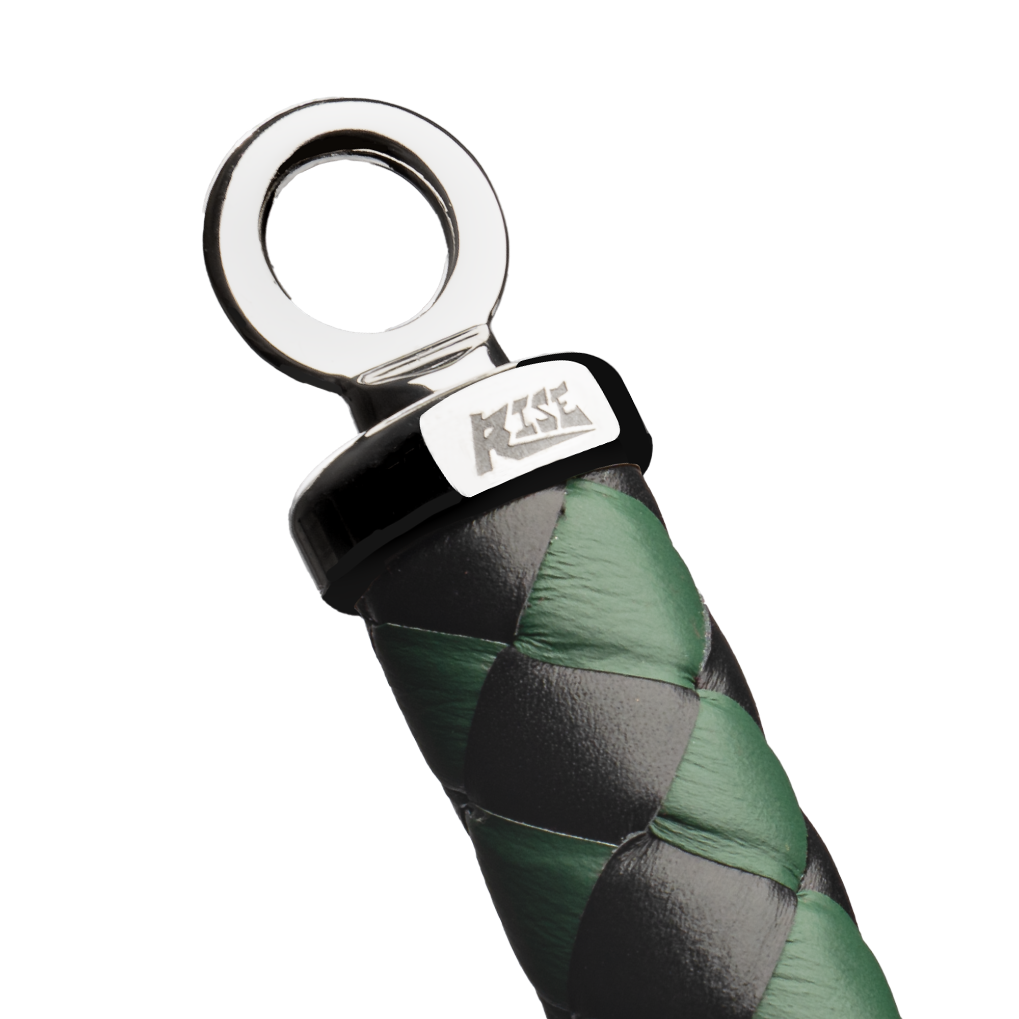 RISE - Thick Cat O. Nine Whip - Zwart/Groen