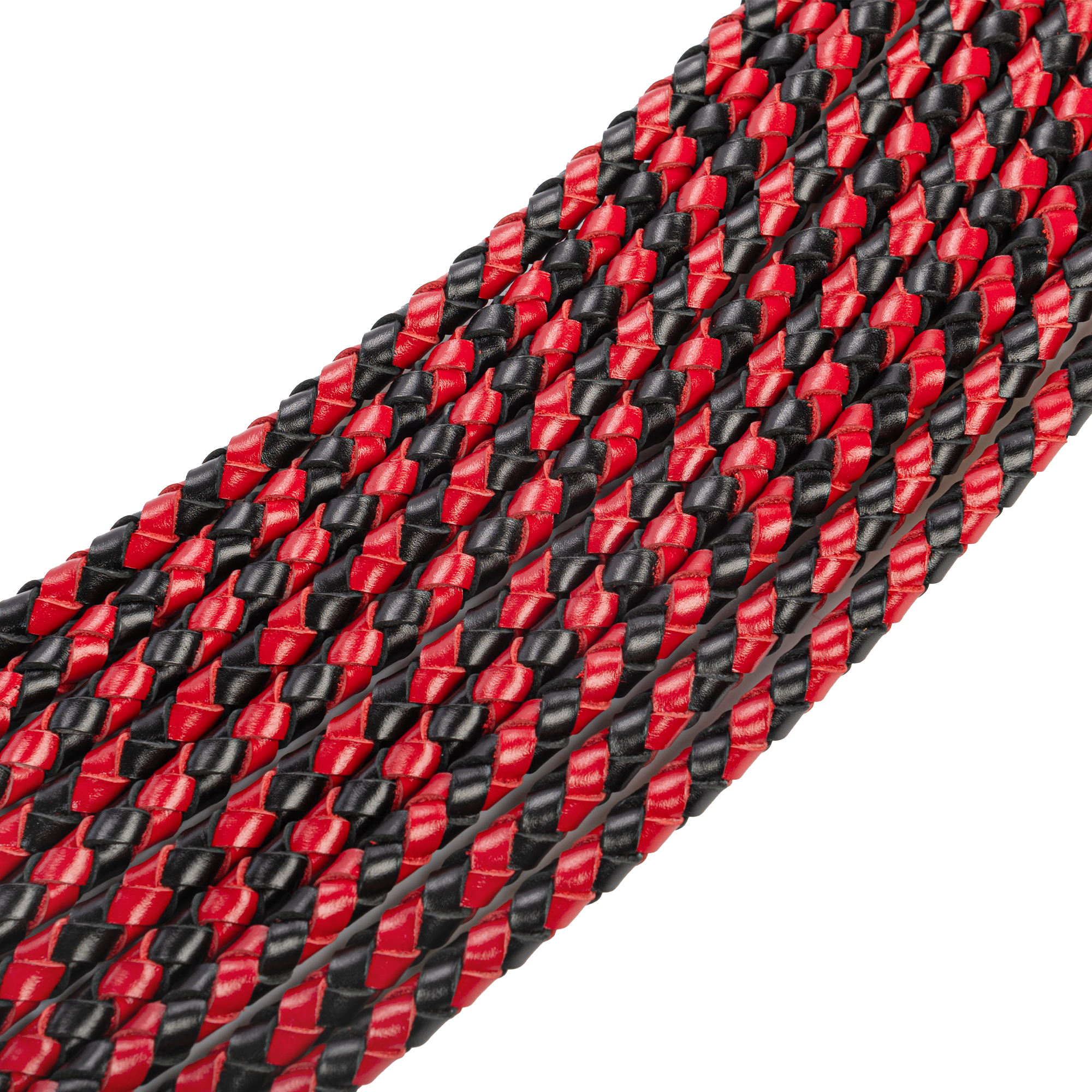 RISE - Heavy Cat O. Nine Whip - Zwart/Rood