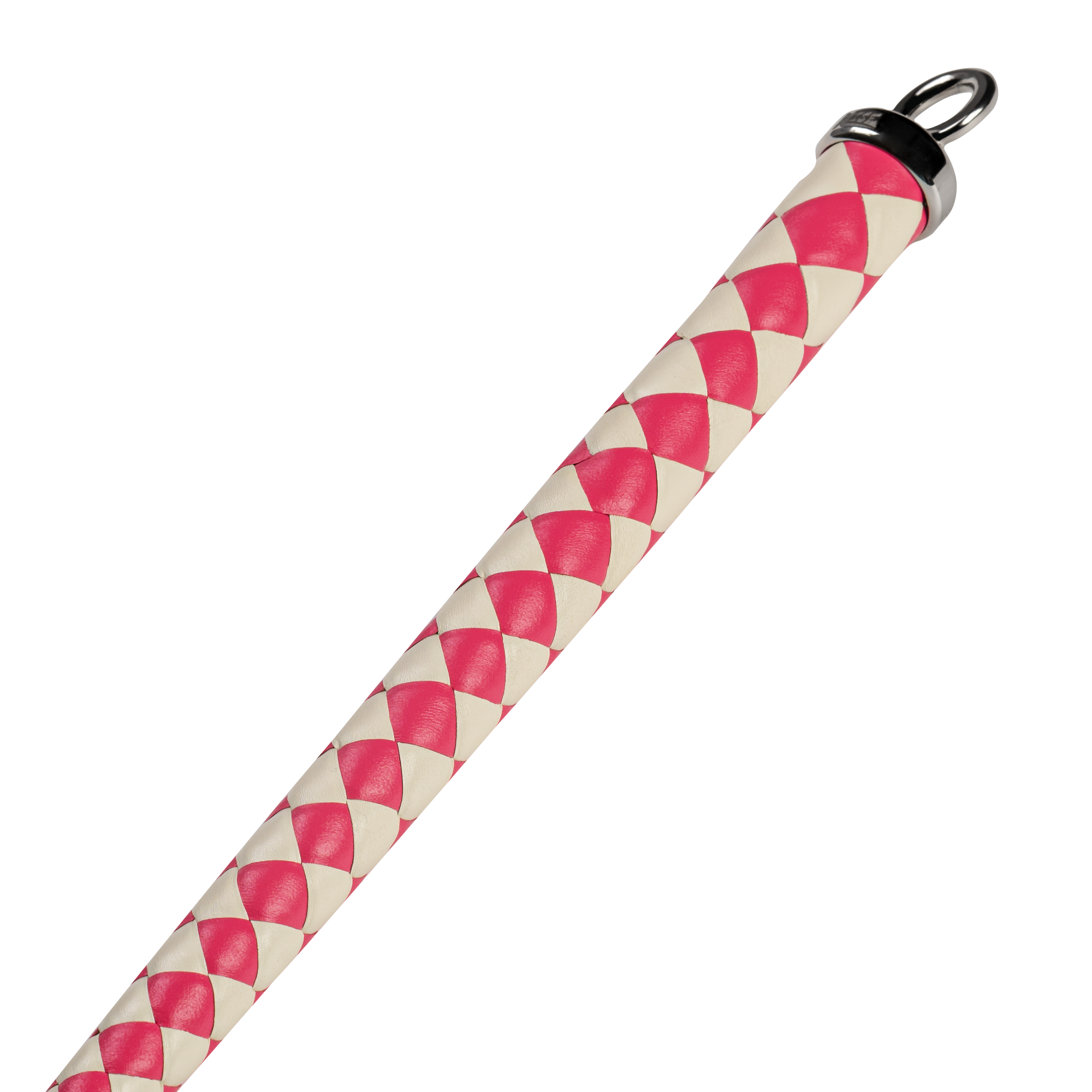RISE - 120cm Bull Whip - Roze/Wit