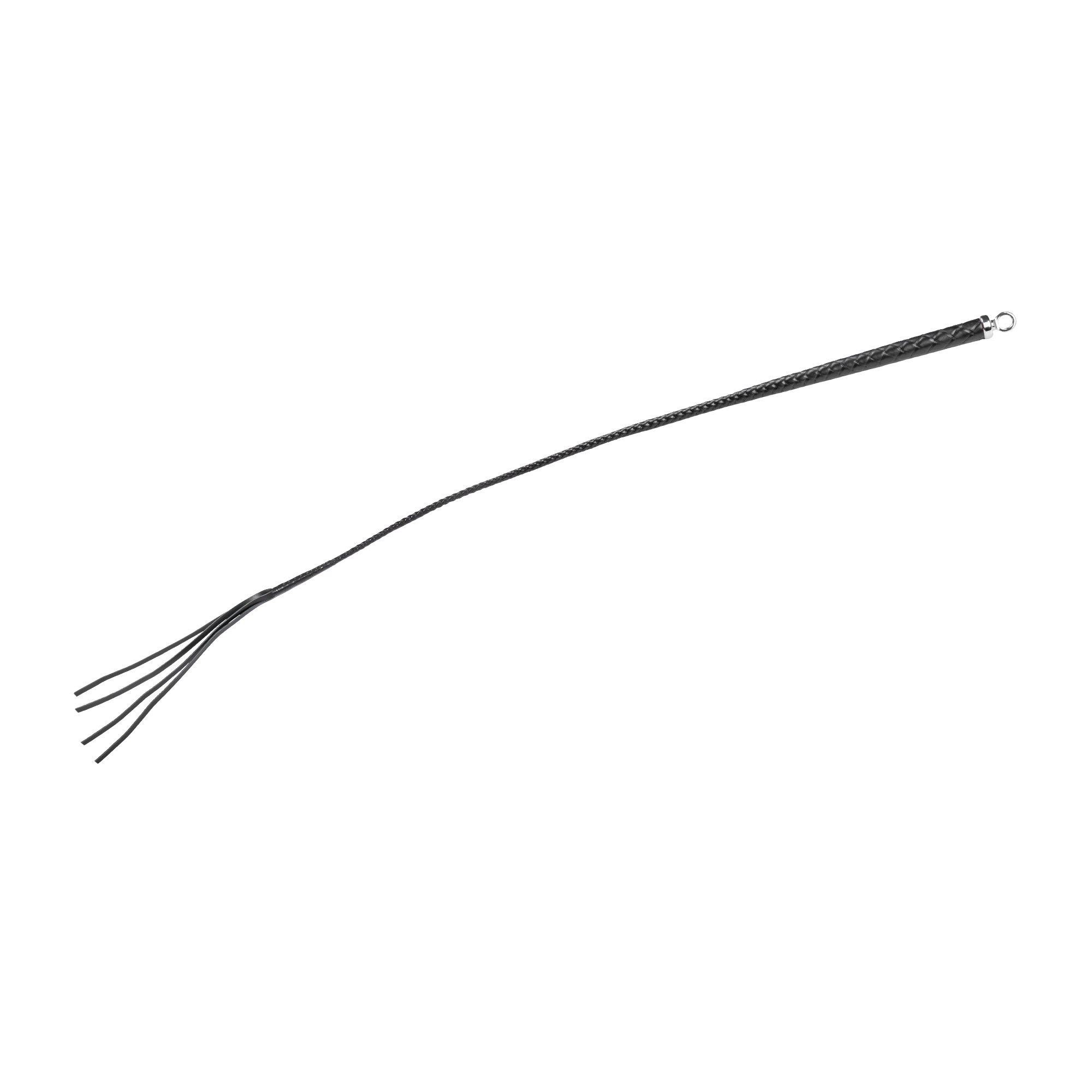 RISE - 120cm Bull Whip - Zwart