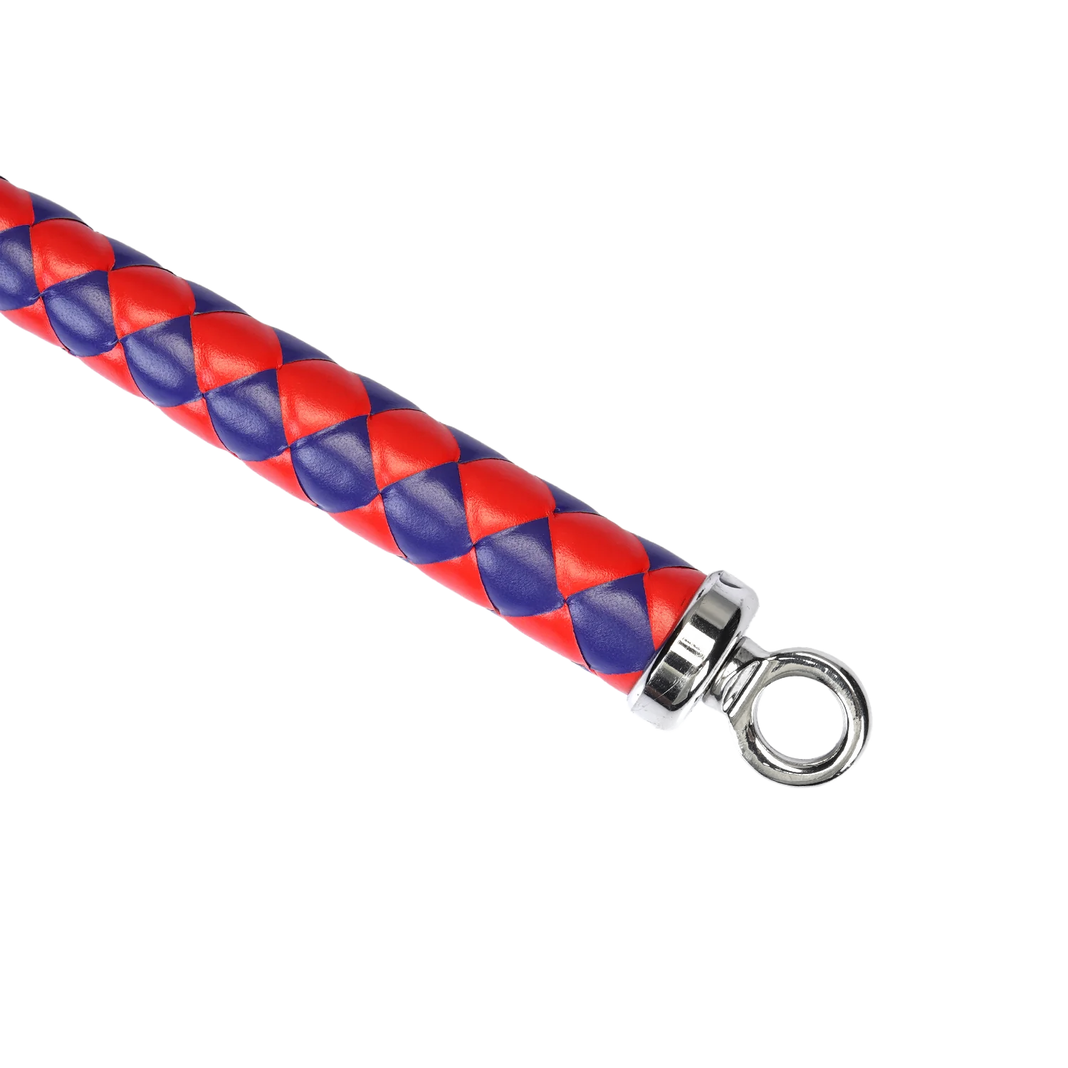 RISE - 90cm Bull Whip - Rood/Blauw
