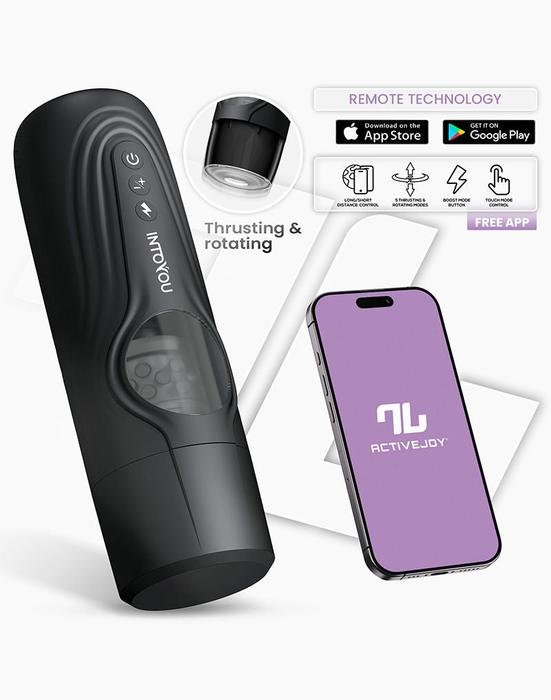 IY - Egor - Trusting & Roterende Masturbator, App Bediend - Zwart