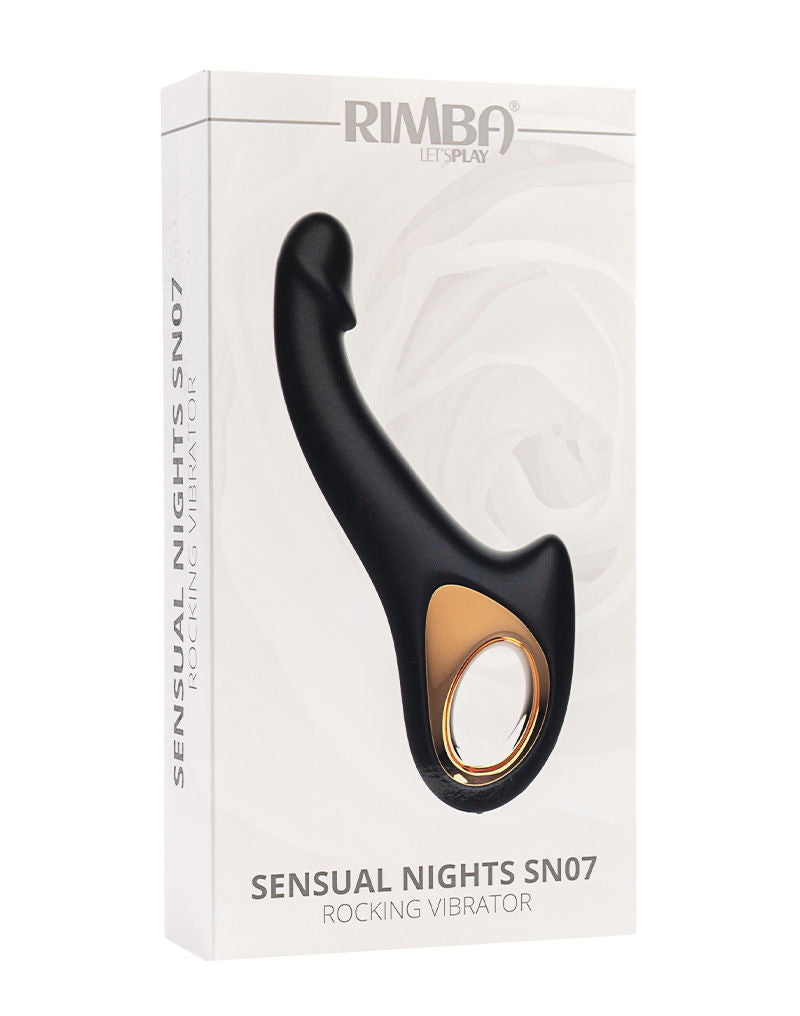 Rimba Toys - Sensual Nights SN07 - Rocking Vibrator - Zwart