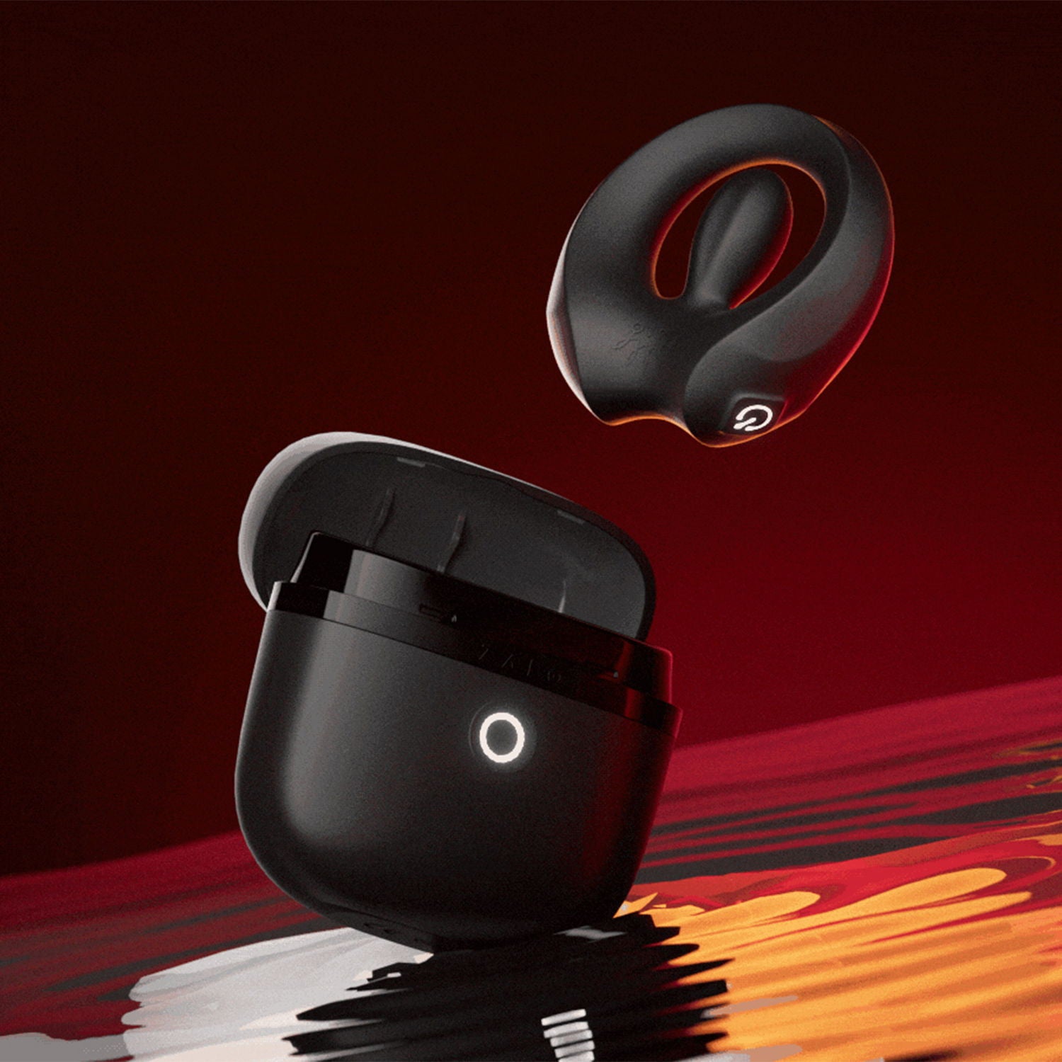 ZALO - Apis - Vibrerende koppelring, App Controlled - Obsidian Zwart